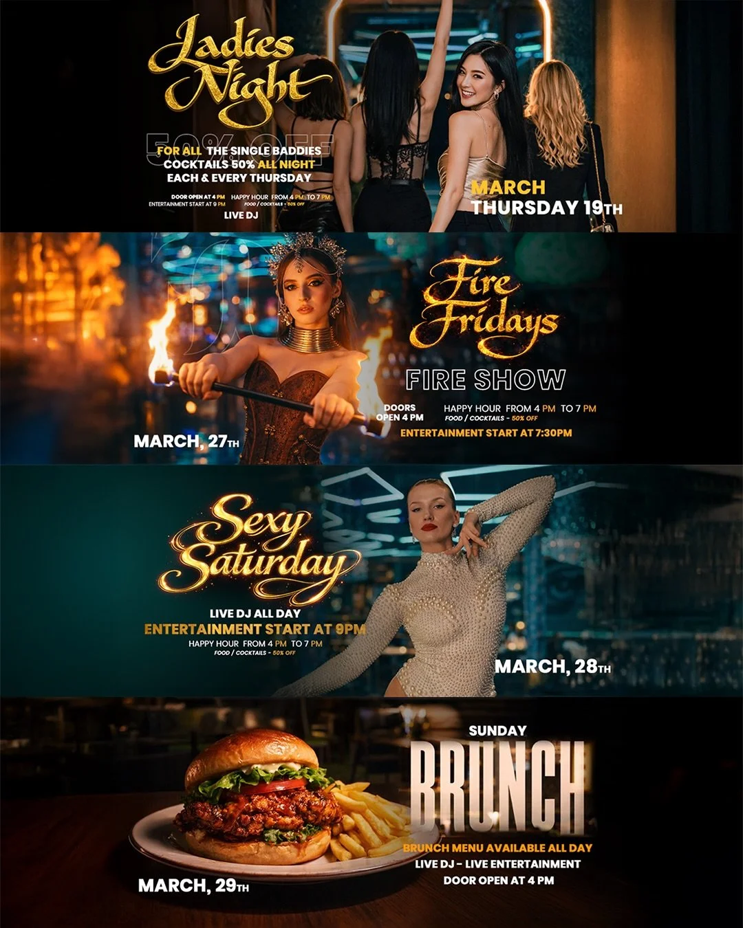 Your week just found its destination. ✨

From elevated vibes to unforgettable nights&hellip; this is ESSENCE.

🍸 Thursday &ndash; Ladies Night
50% off cocktails all night for the baddies

🔥 Friday &ndash; Fire Fridays
Live fire show + energy that s