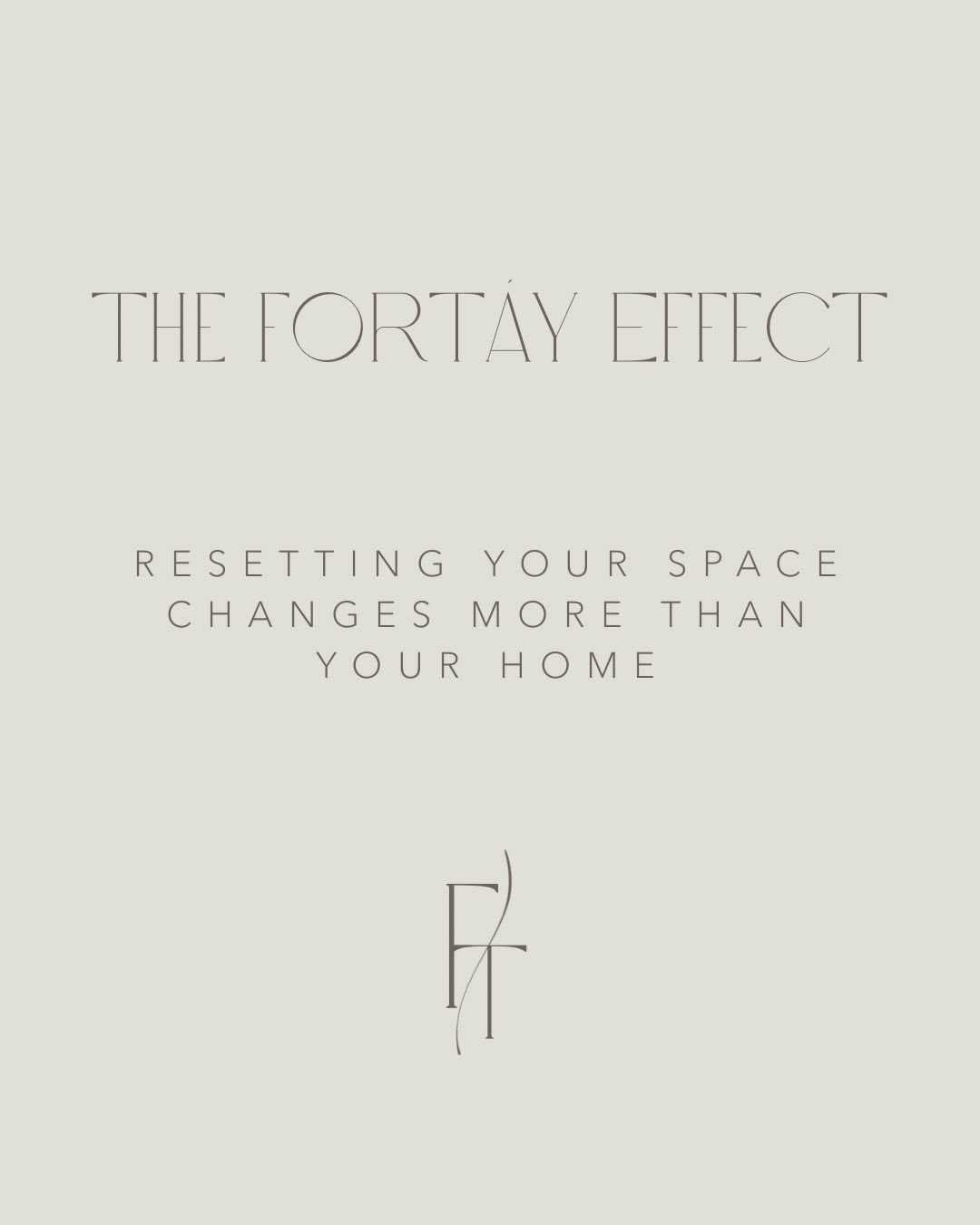 The Fort&aacute;y Effect.

Clarity.
Ease.
Control.

We don&rsquo;t just organize spaces.
We redefine how you live in them.

#fortayhome 
#organizedhome 
#declutteryourmind 
#monmouthcountynj 
#jerseyshore