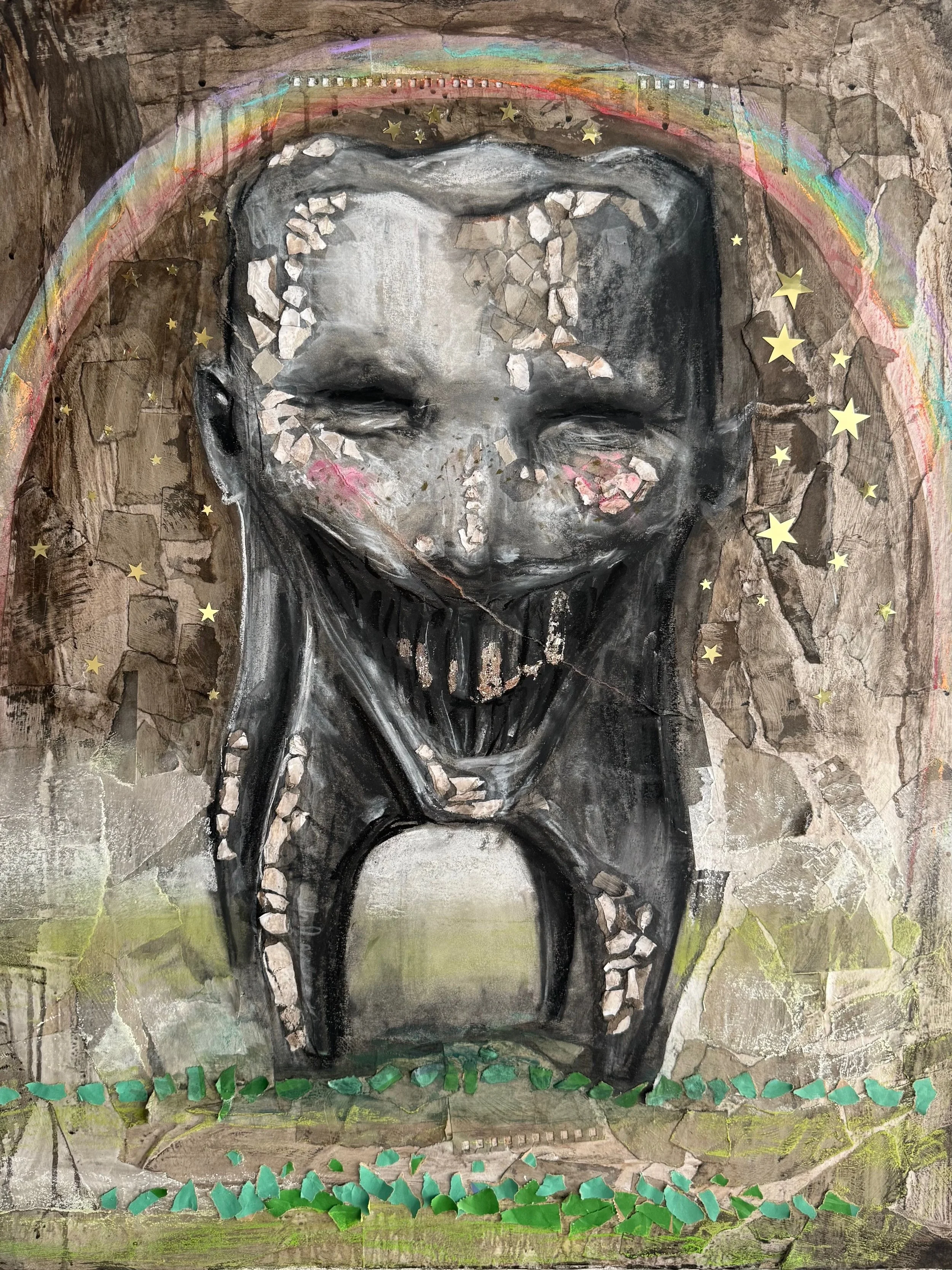 Rainbow Toothache Print