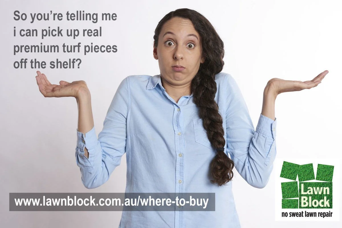 pick up premium turf off the shelf