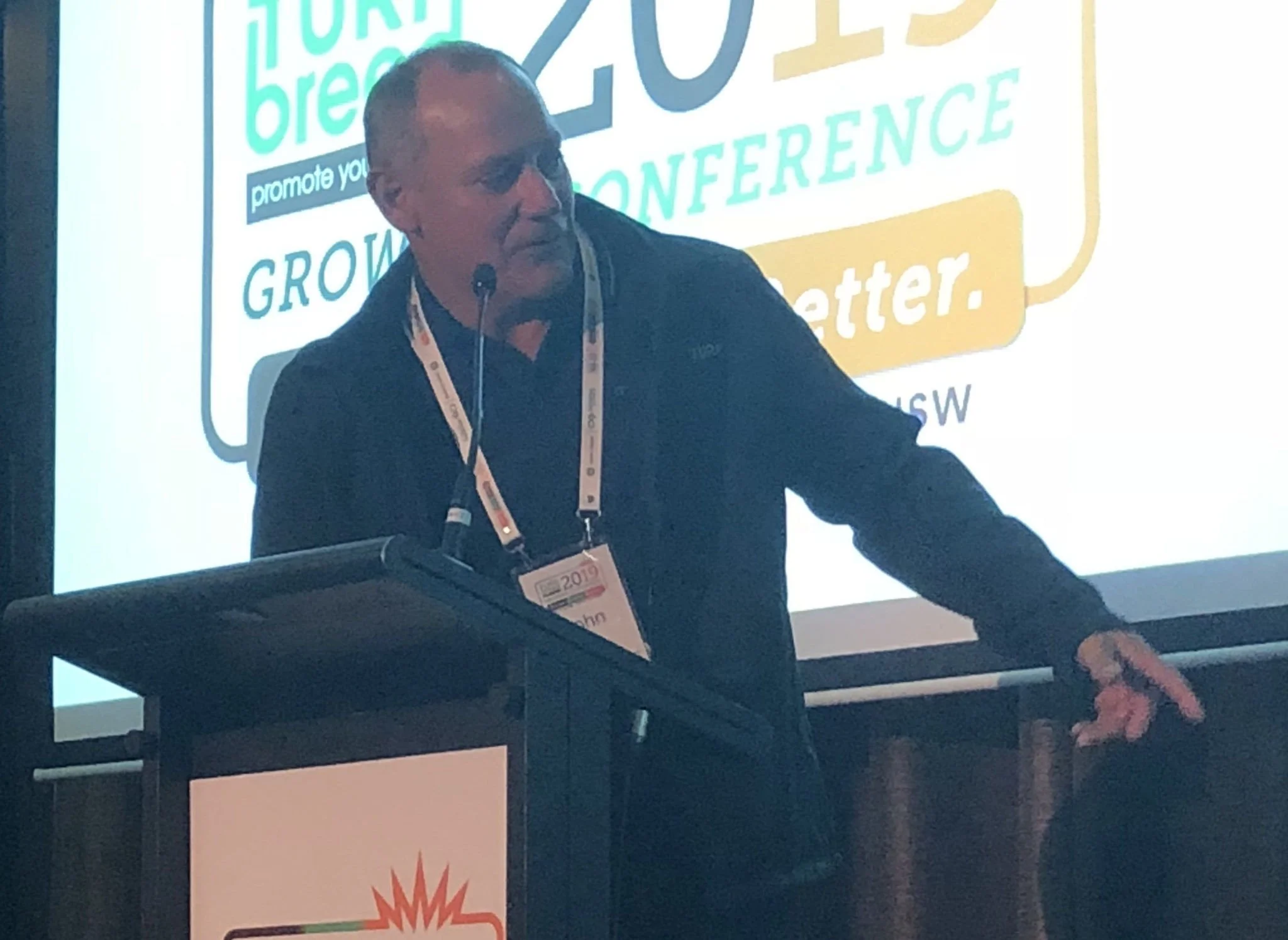 John Keleher at Turfbreed Conference 2019