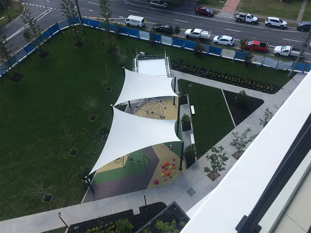 Thanks Peter from Sunland for sending in these pics of the awesome Magnoli Park turf installation.