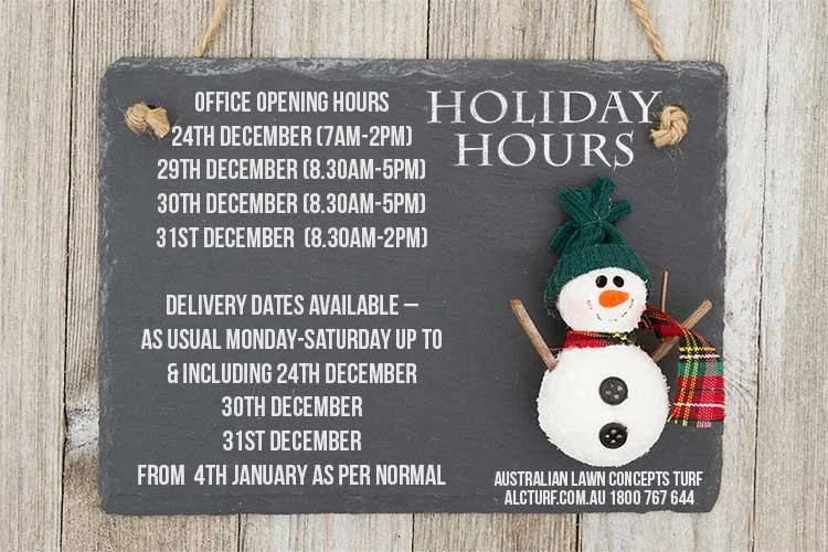 ALC Turf Holiday Hours