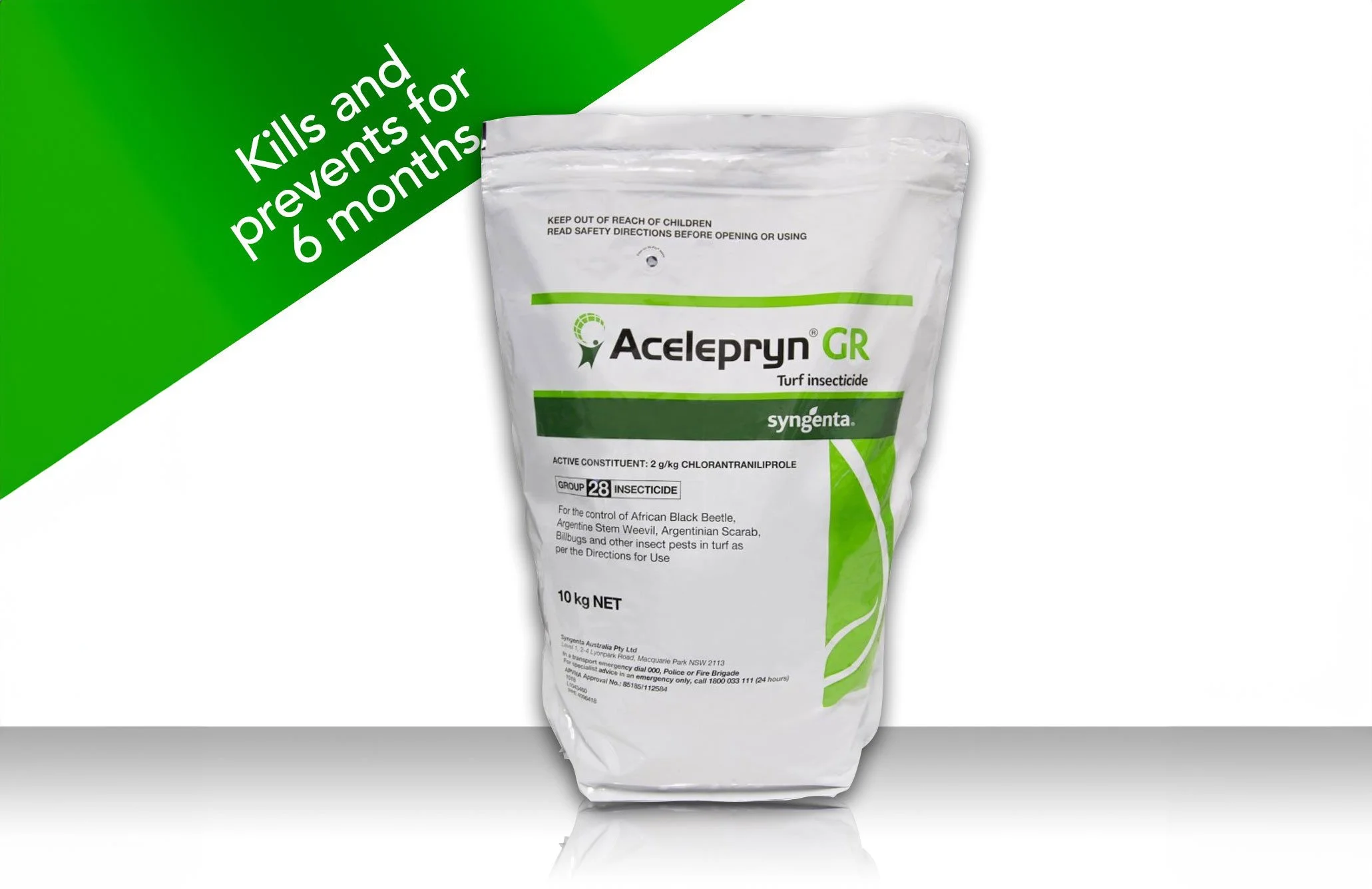 Lawn grubs damaging your beautiful lawn? You need Acelepryn