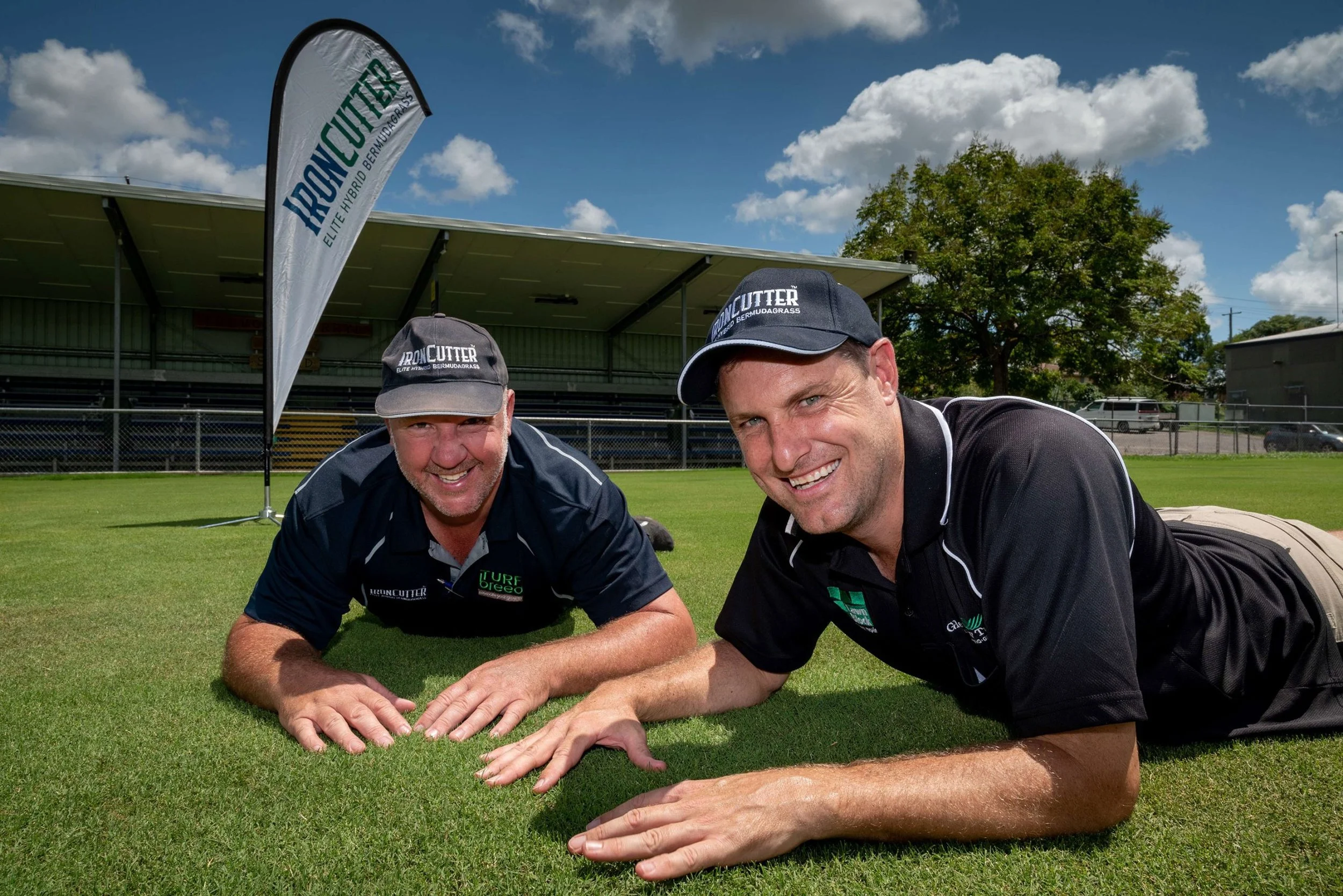 New IronCutter Elite Hybrid Bermudagrass at 'Field One' Gympie One Mile Football Oval