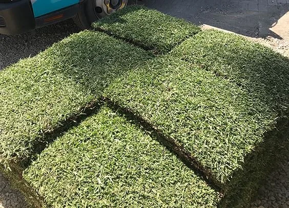 Lawn Block Slabs on a pallet