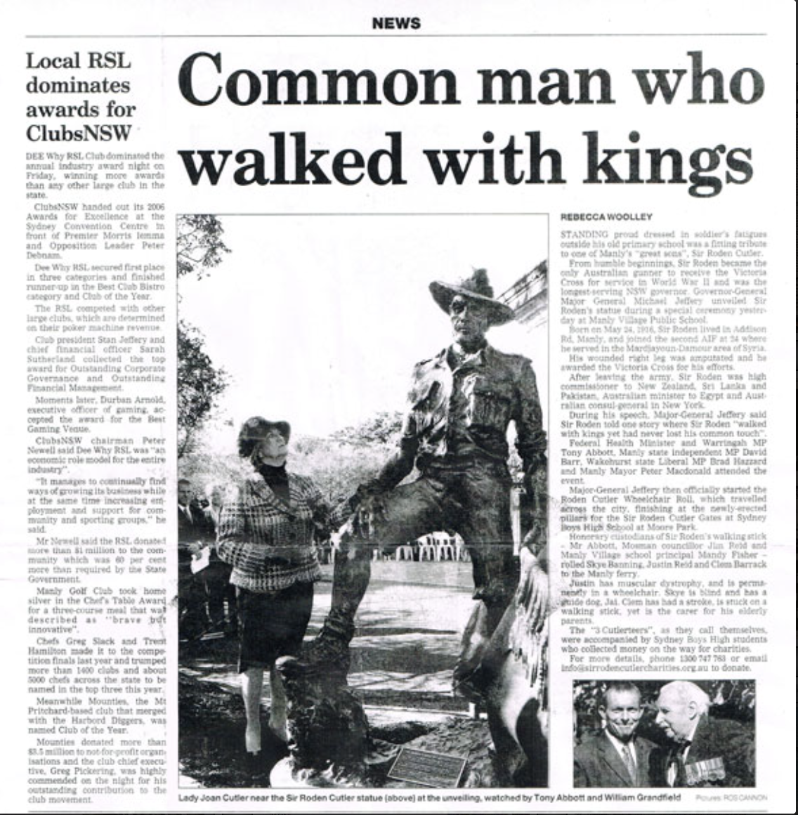 Manly Daily, May 30 2006