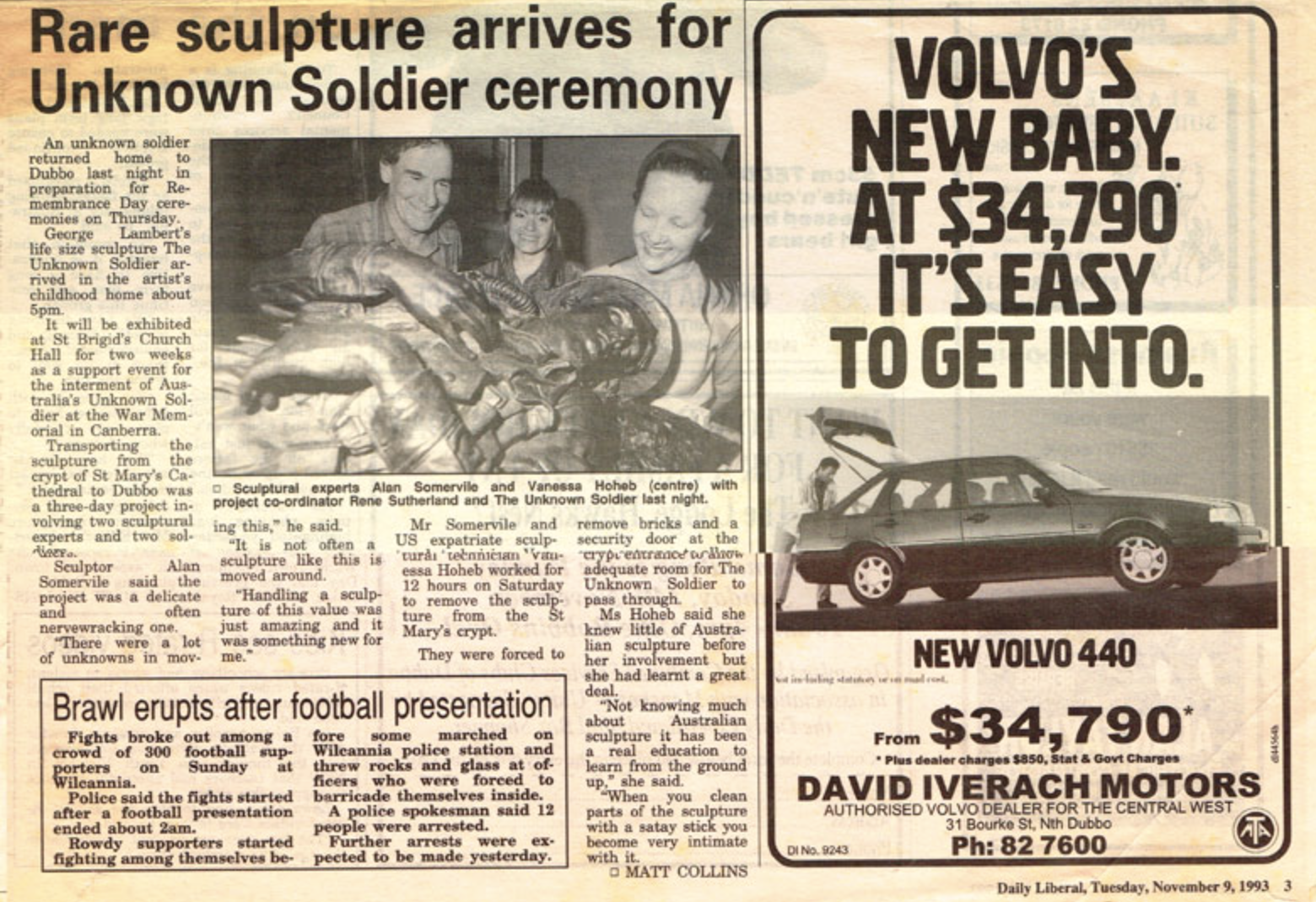 The Daily Liberal, 9 November 1993