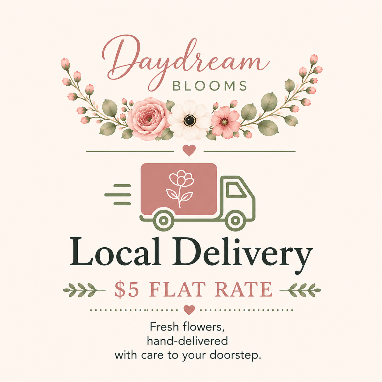 Flat Rate Delivery Fee