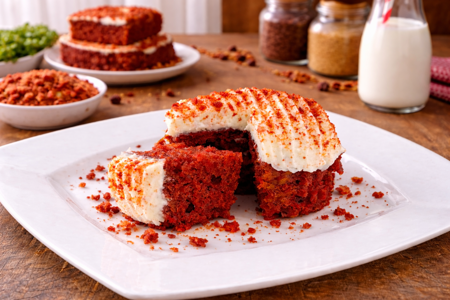 Red Velvet Cake with Cream Cheese Icing