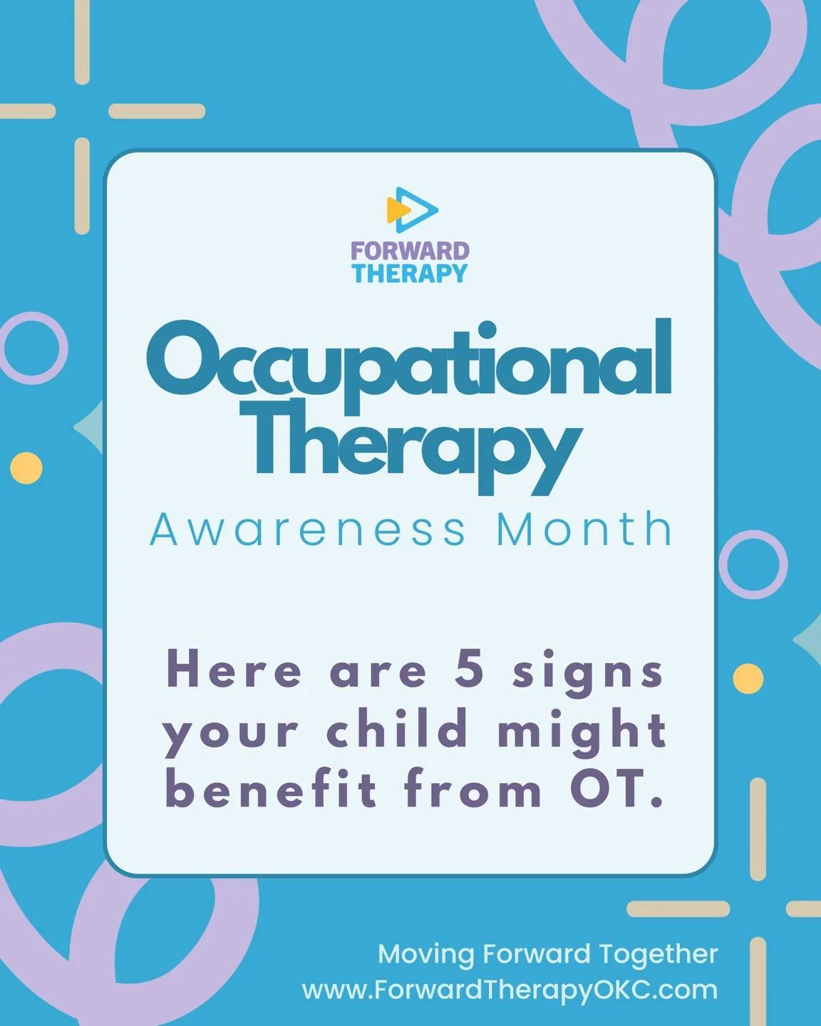 April is Occupational Therapy Awareness Month, and we&rsquo;re celebrating the incredible OTs and COTAs who help children build the skills they need to thrive every single day ☀️

Occupational therapy helps kids navigate the challenges of everyday li