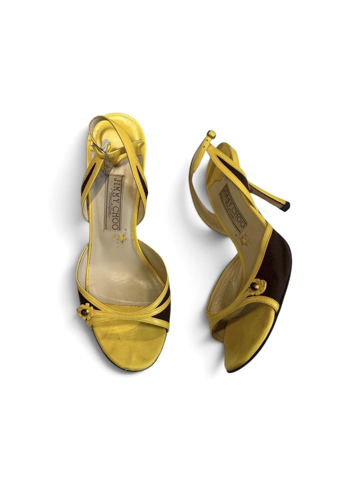 VINTAGE JIMMY CHOO SLING BACK HEELS