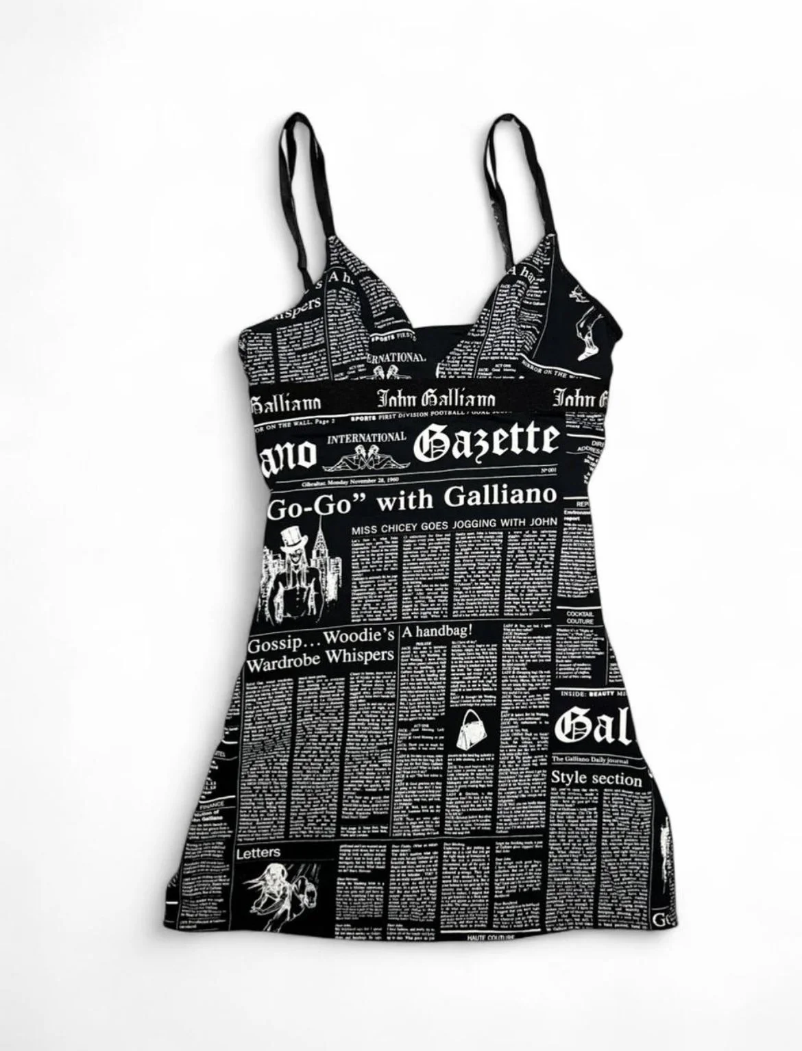 Galliano gazette dress