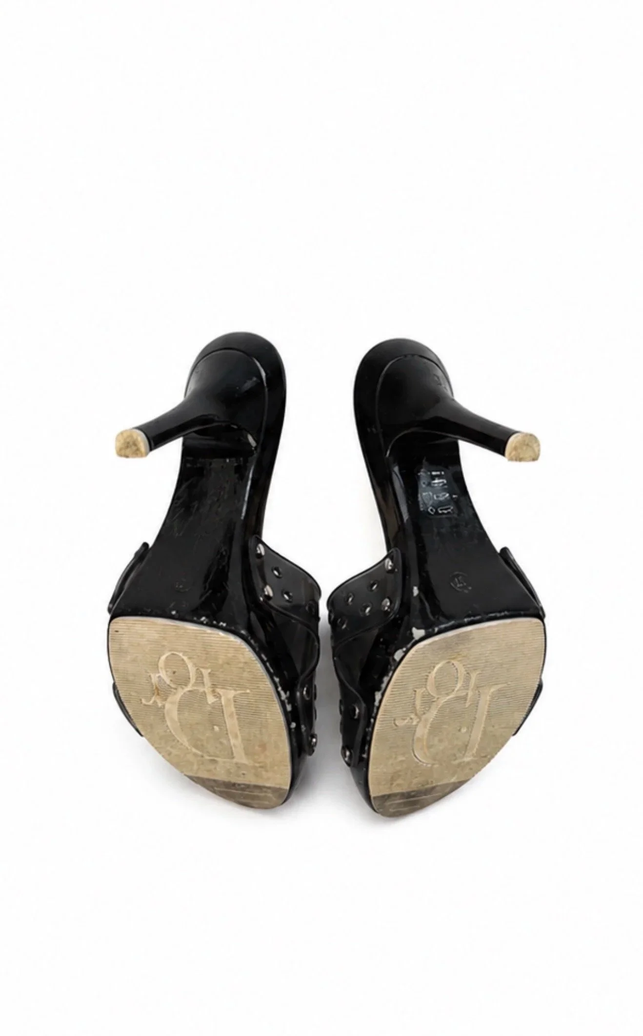 VINTAGE DIOR JELLY MULES