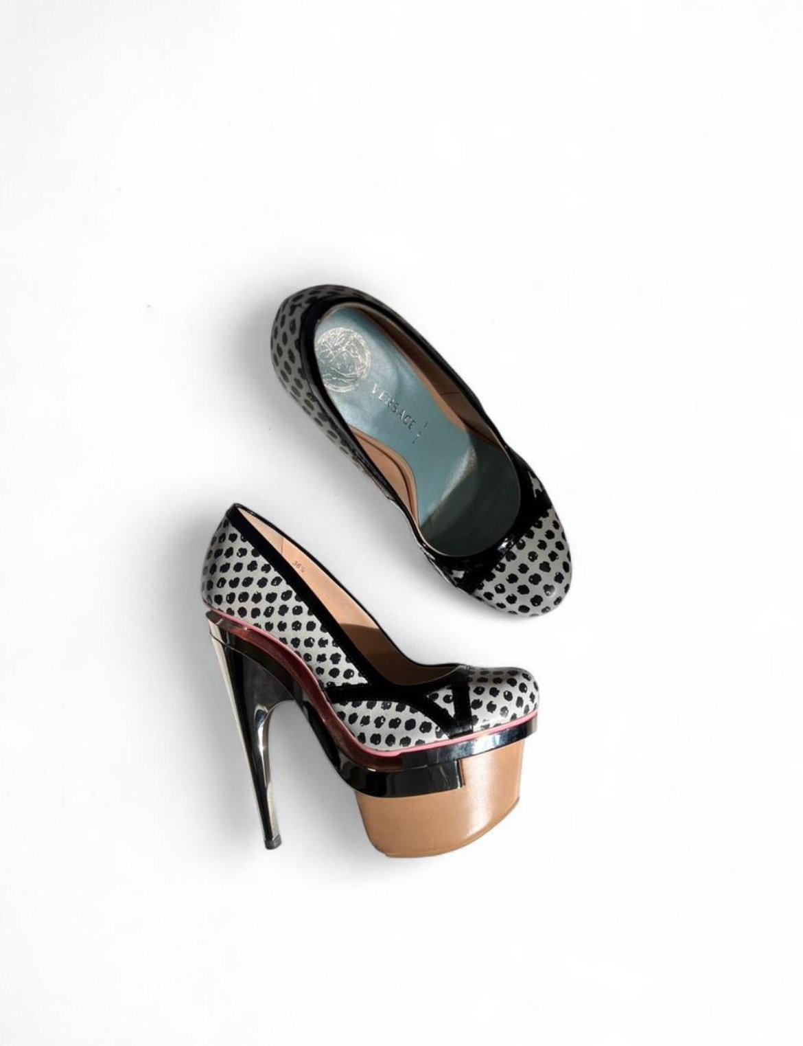 VERSACE SS 2010 PLATFORM PUMPS