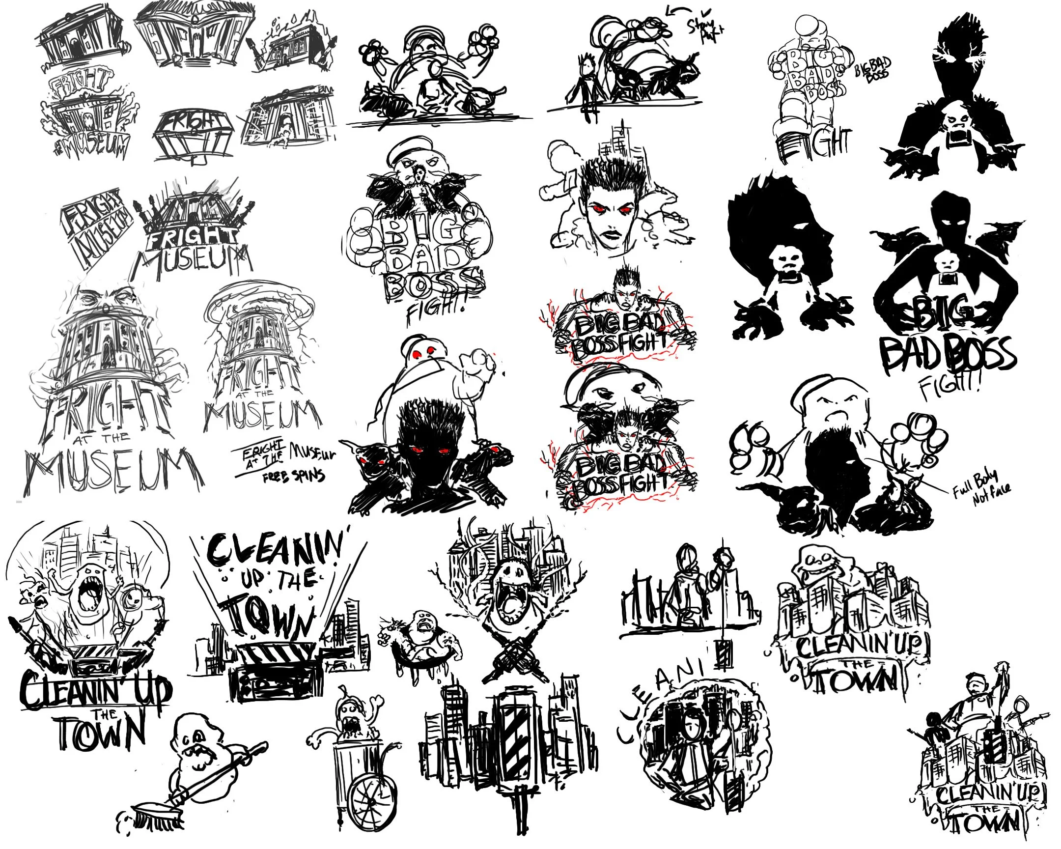 Bonus Game logo illustration sketches
Ghostbusters: Back in Business Video Slots Machine (2016)