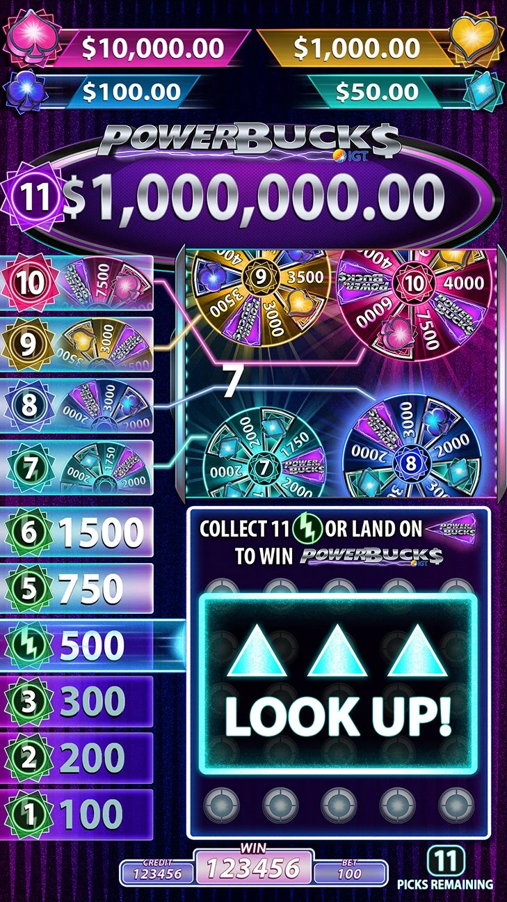 Cosmic Riches
Bonus screen design