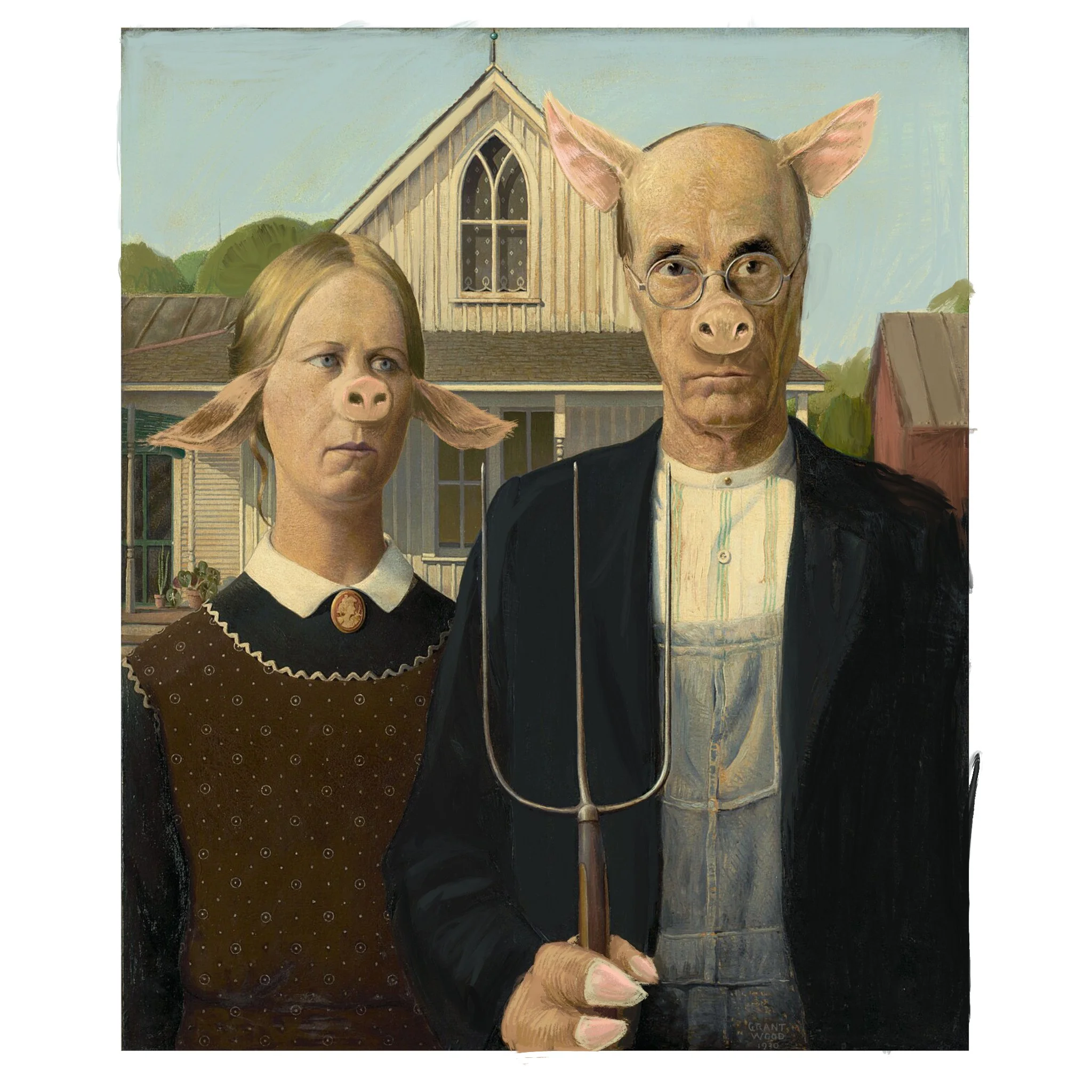 May - Grant Wood