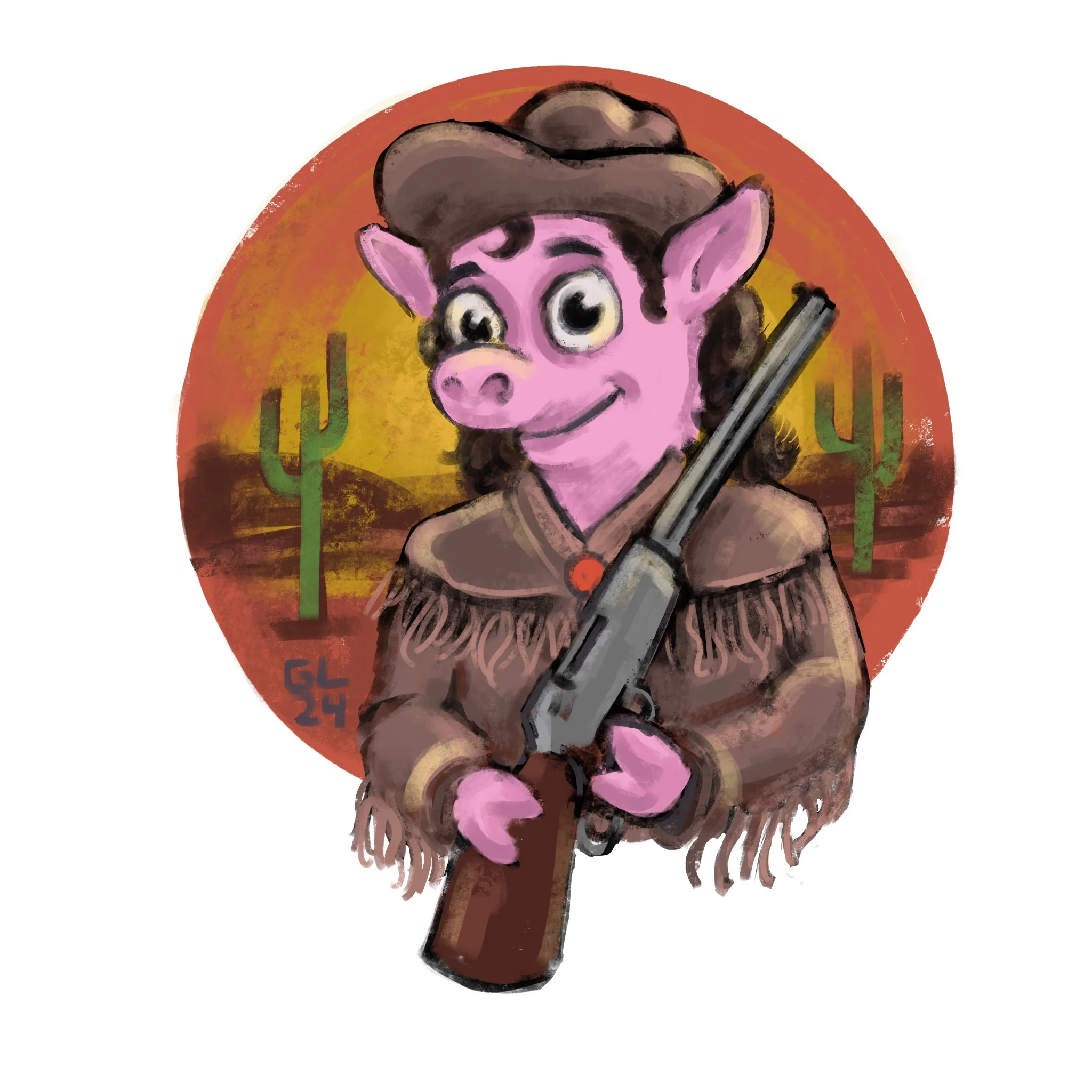 November Pig - Annie Oakley
