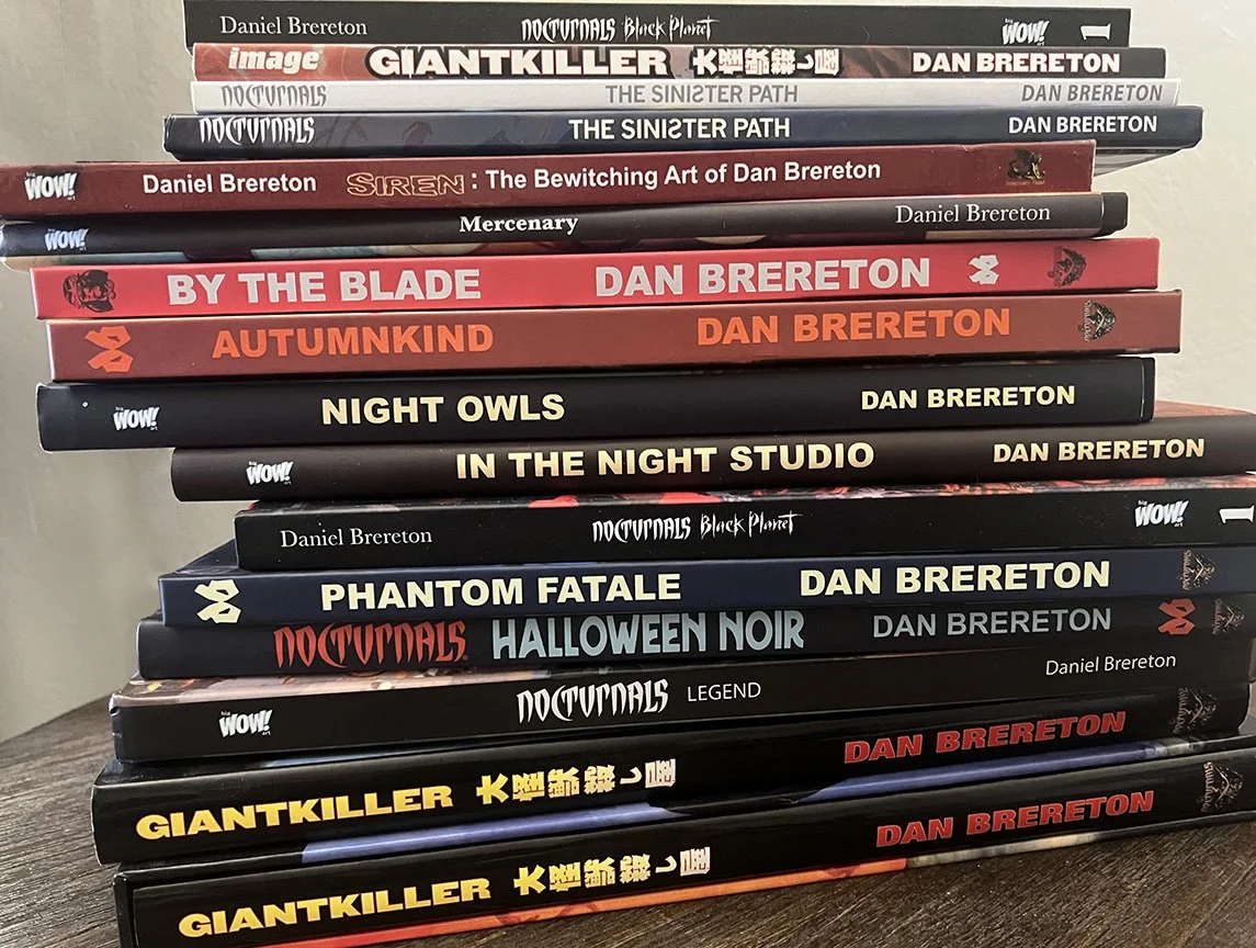 Layout and Design for Dan Brereton books