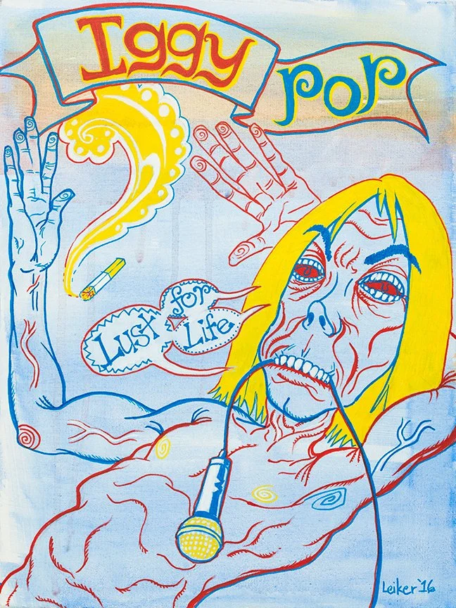 Iggy Pop
18"x24" Acrylic paint pens and acrylic on Canvas. Prints Available.
Original - $200