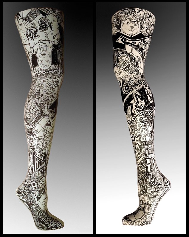 We Came To Hunt
Ink on mannequin leg
28” tall
$300