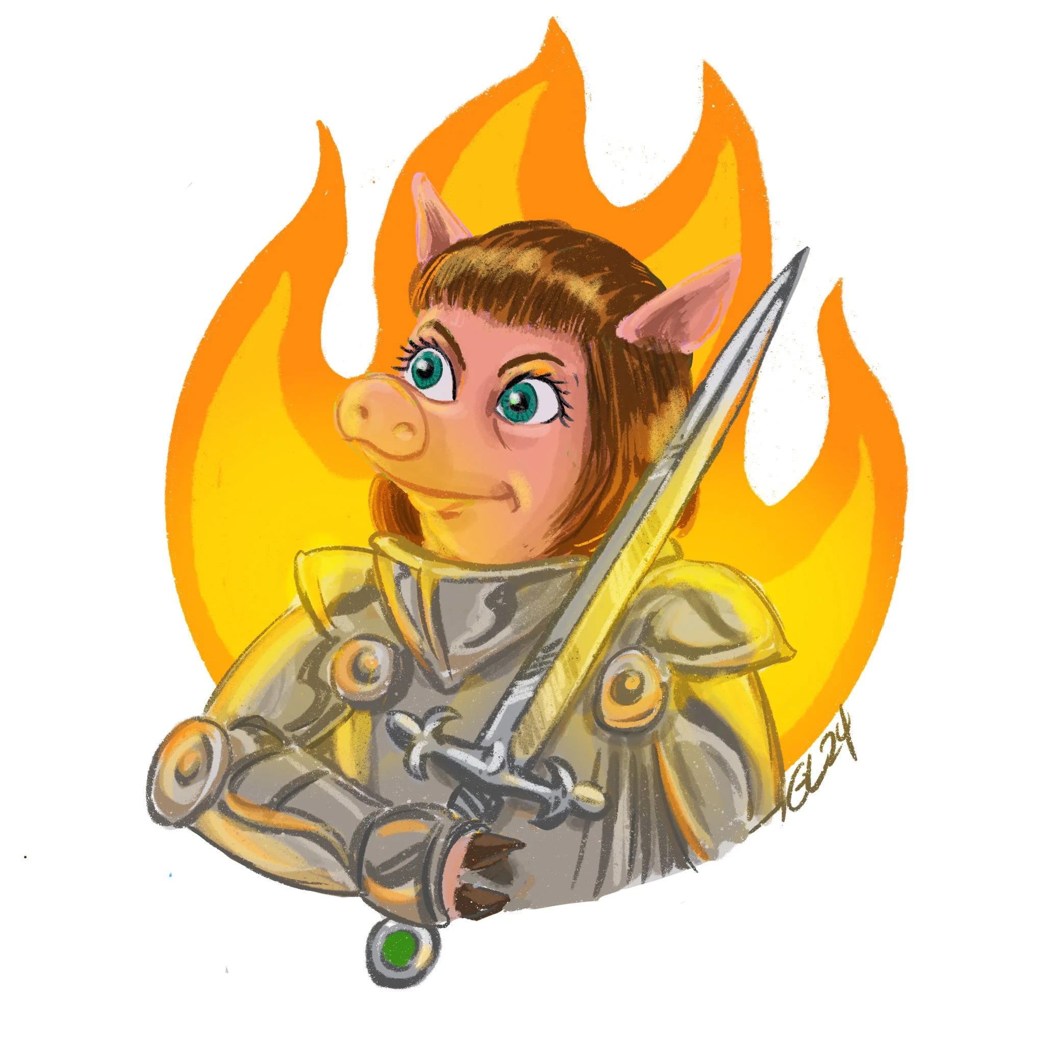 July Pig - Joan of Arc