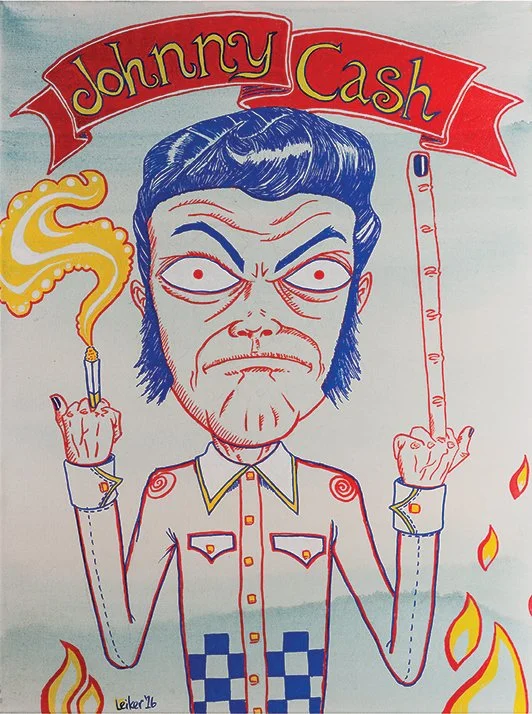 Johnny Cash
18"x24" Acrylic paint pens and acrylic on Canvas. Prints Available.
Original Lost