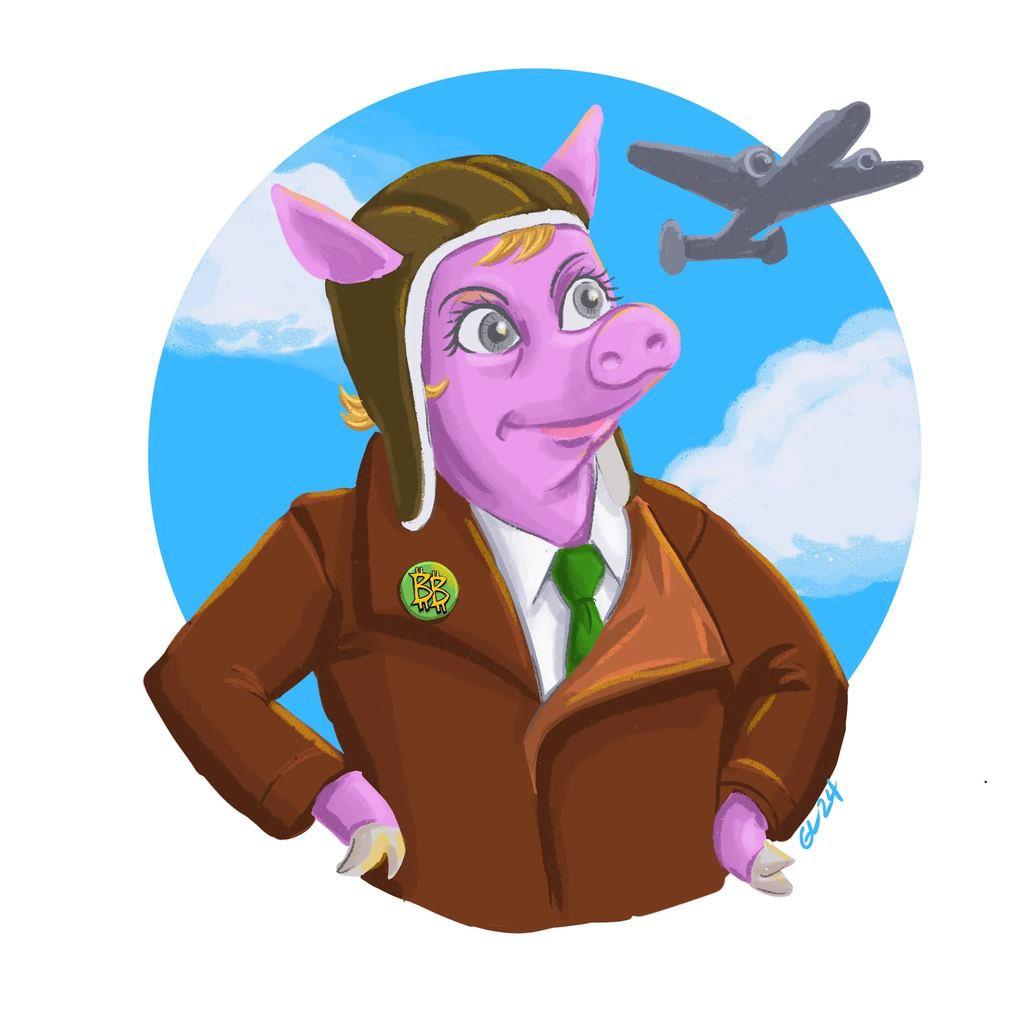June Pig - Amelia Earhart