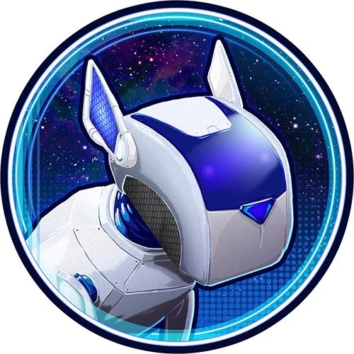 Cosmic Riches
Final robot dog symbol paint-up