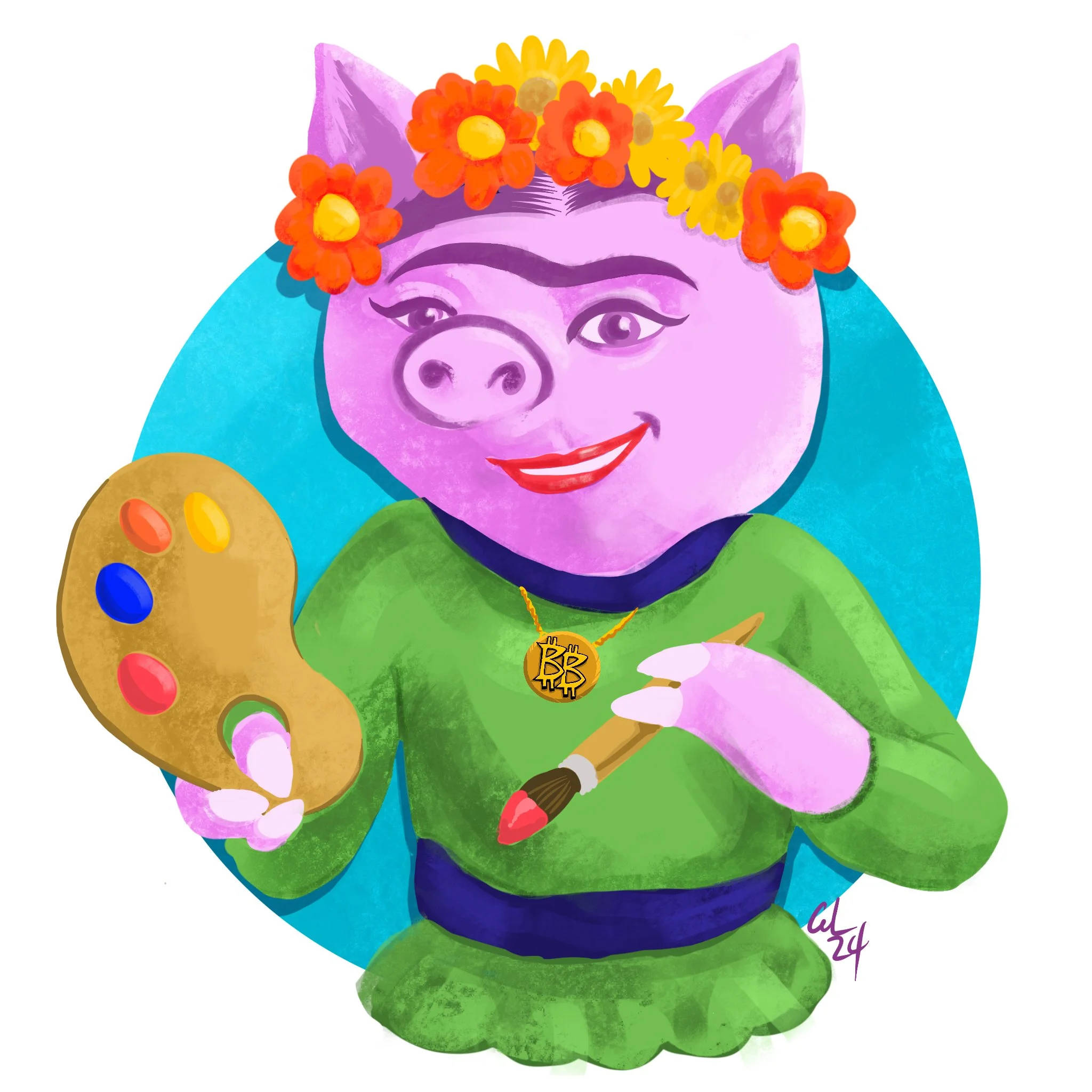 January Pig - Frida Kahlo