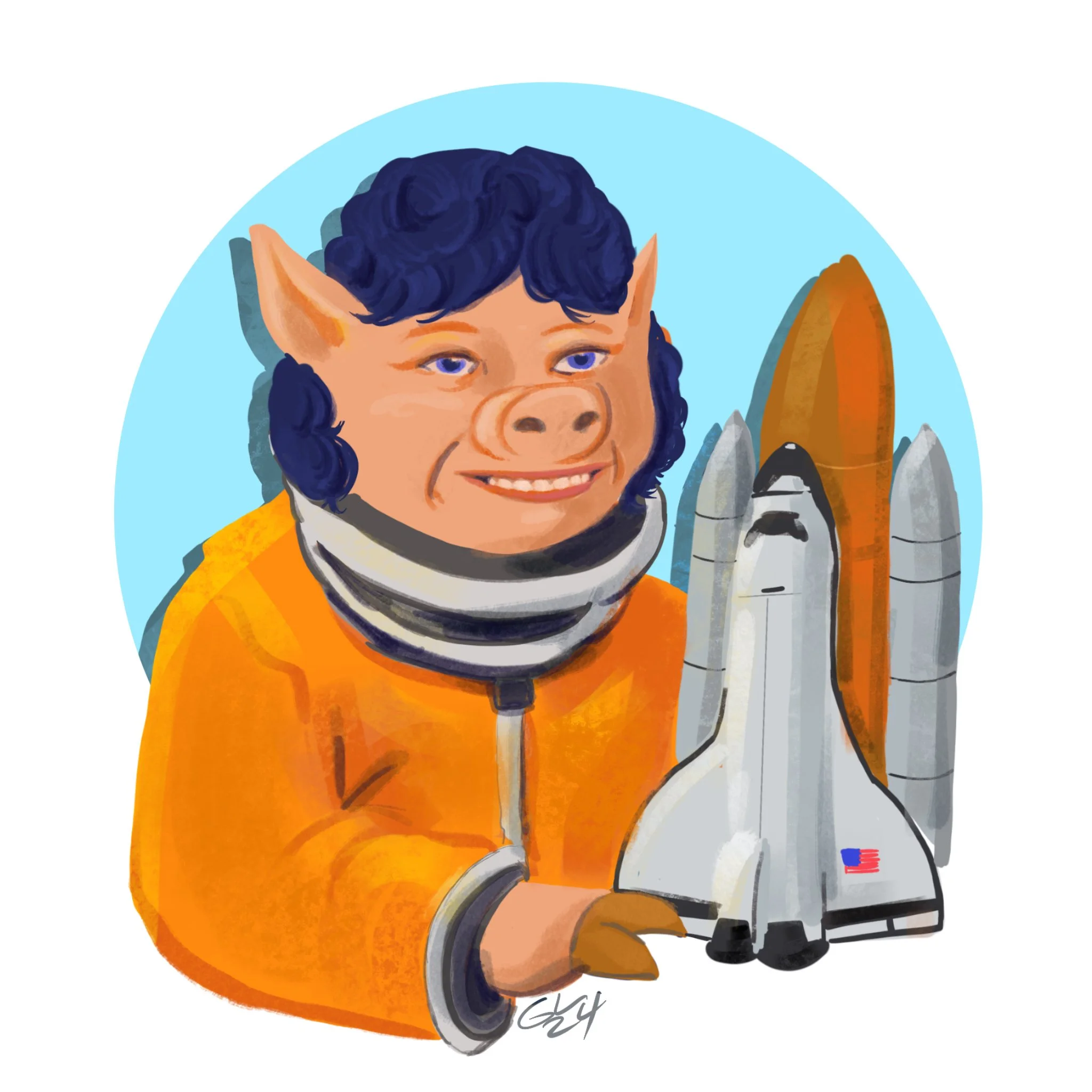 February Pig - Sally Ride