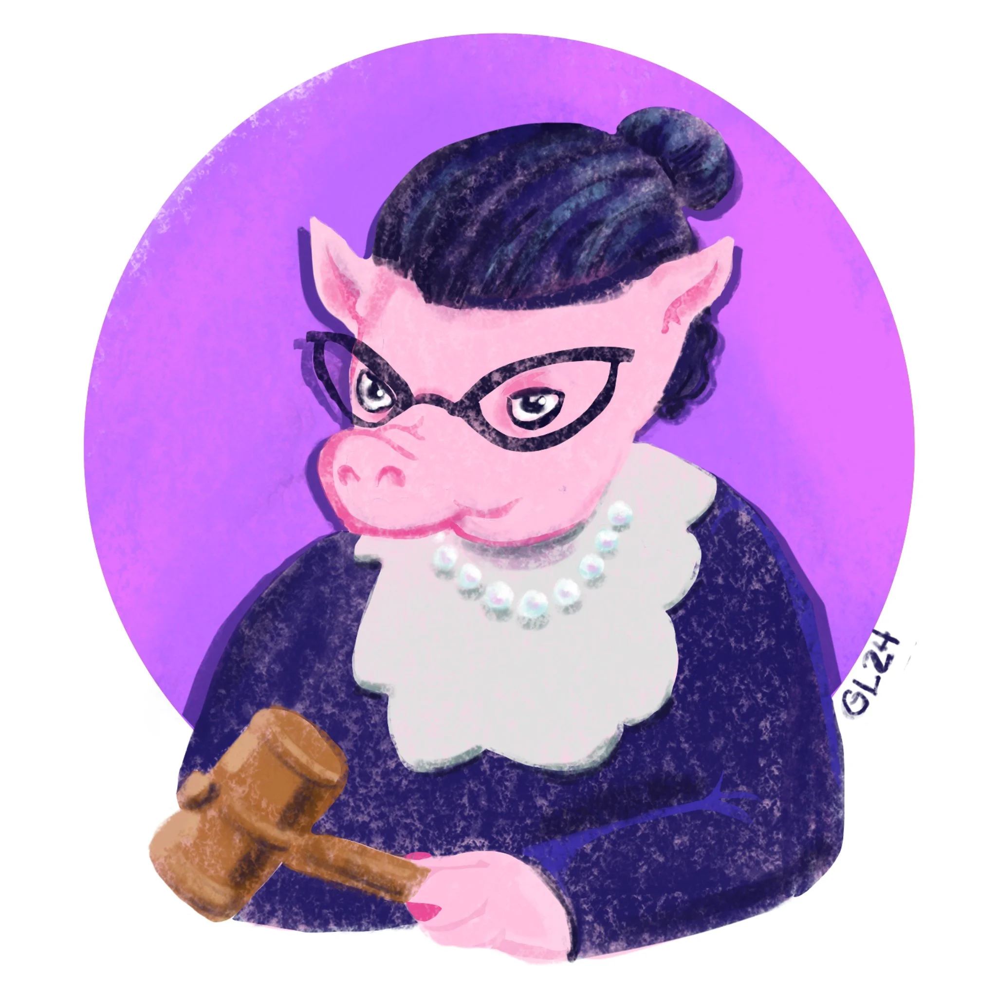 March Pig - Ruth Bader Ginsburg