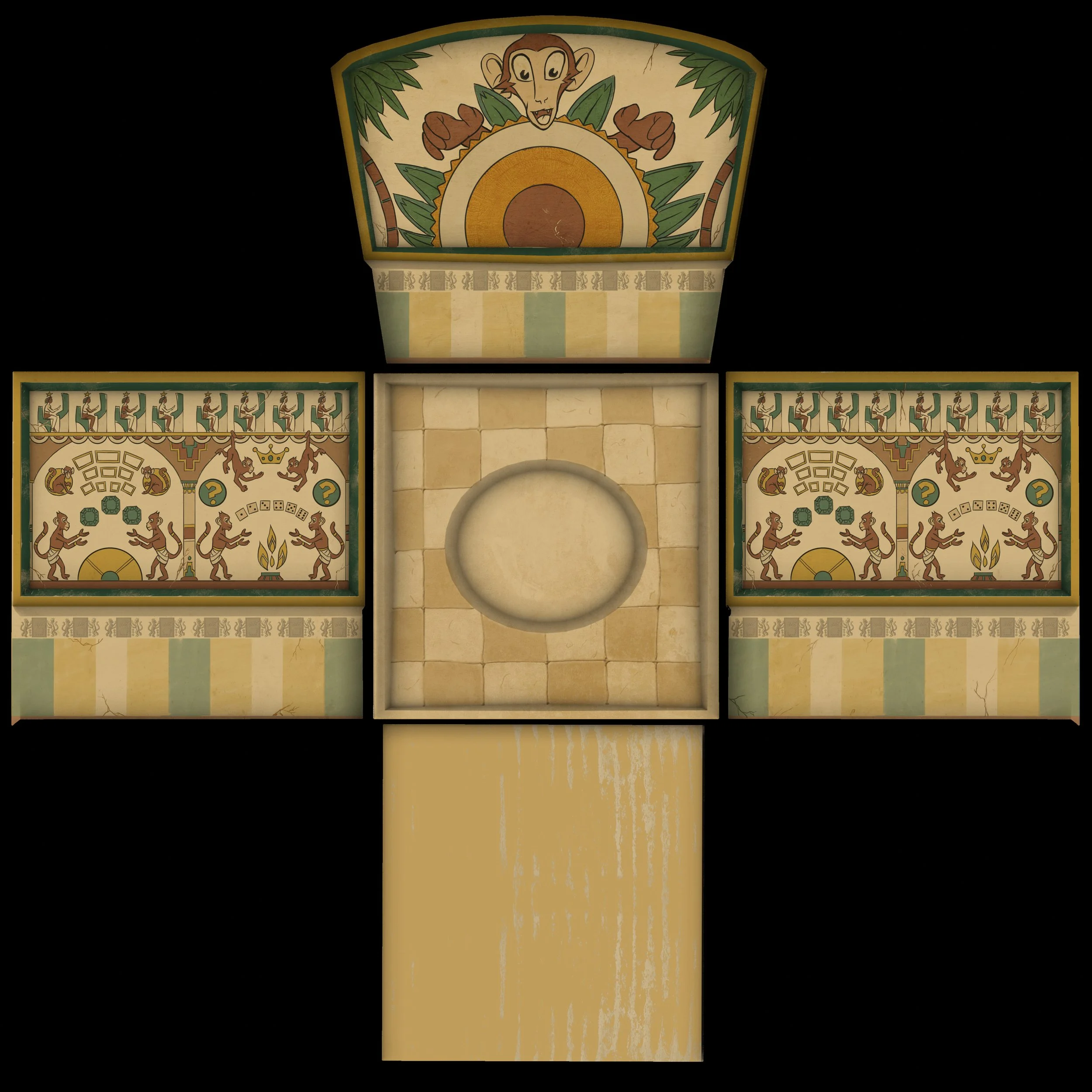 Temple of Treasures
Magic dice room texture painting in Photoshop