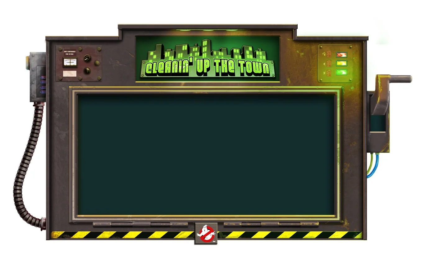 Bonus game Math-box design. Created in photoshop.
Ghostbusters: Back in Business Video Slots Machine (2016)