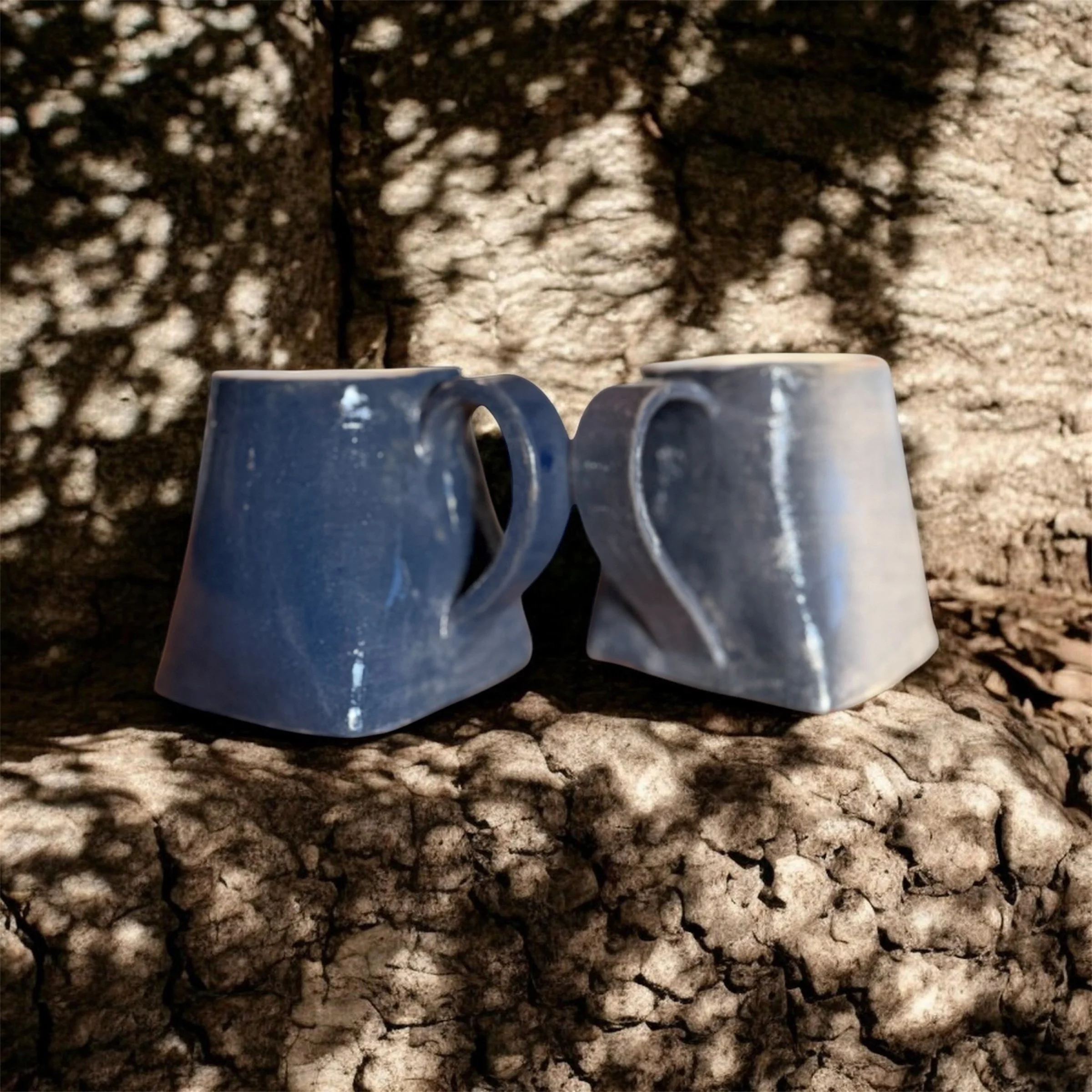 Edgeform Earthenware Mug Pair