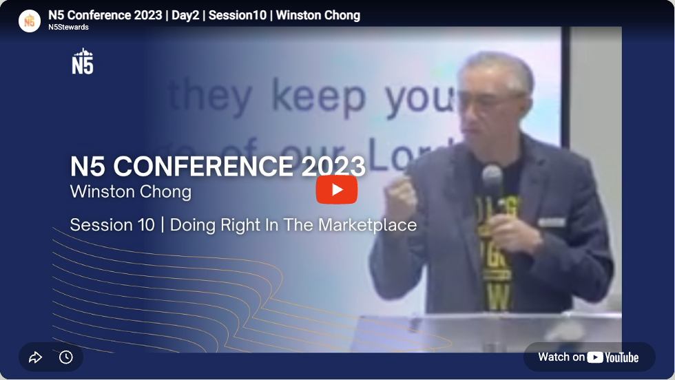 N5 2023 Session 10 | Doing Right In The Marketplace