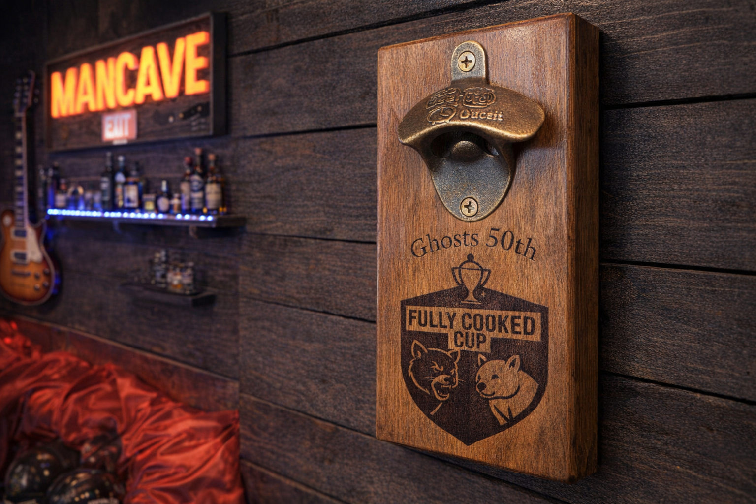 Custom bottle opener for that special someone's birthday!