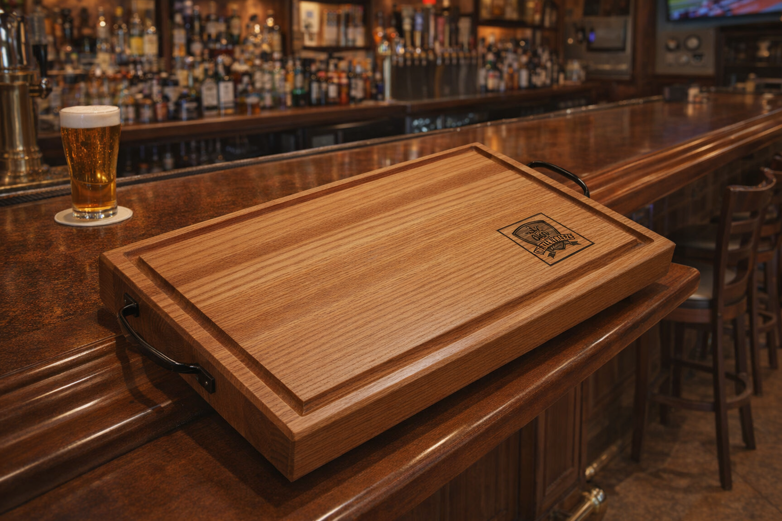 Big Boy carving board donated to the Glengarry Pub Big Freeze to raise money for Motor Neuron Disease (MND) - it raised good money for a great cause!!