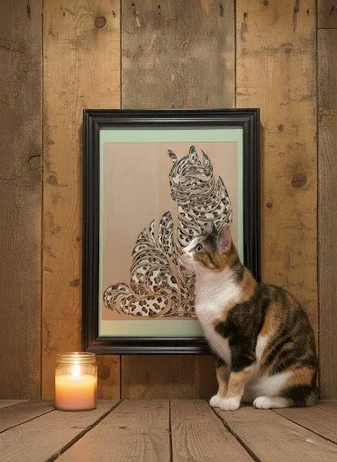 Custom wall art titled 'Heart of a Jaguar'