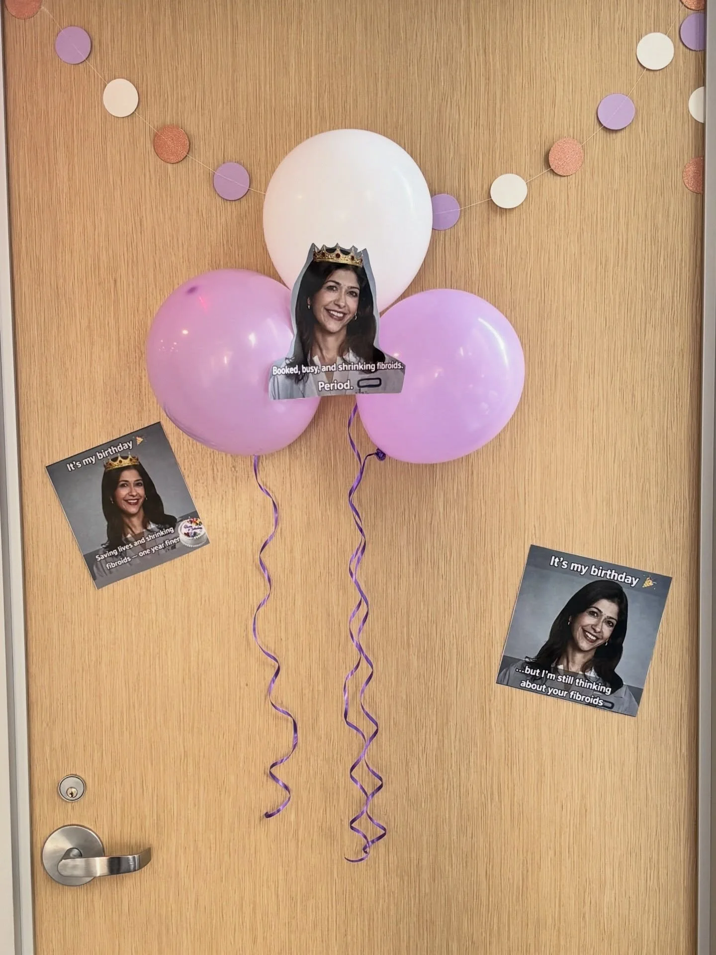 Feeling appreciative of my wonderful team at NYU Langone on my birthday. Together, we are a force that is committed to great quality healthcare for women every day. Love @nyulangone center for fibroid care!