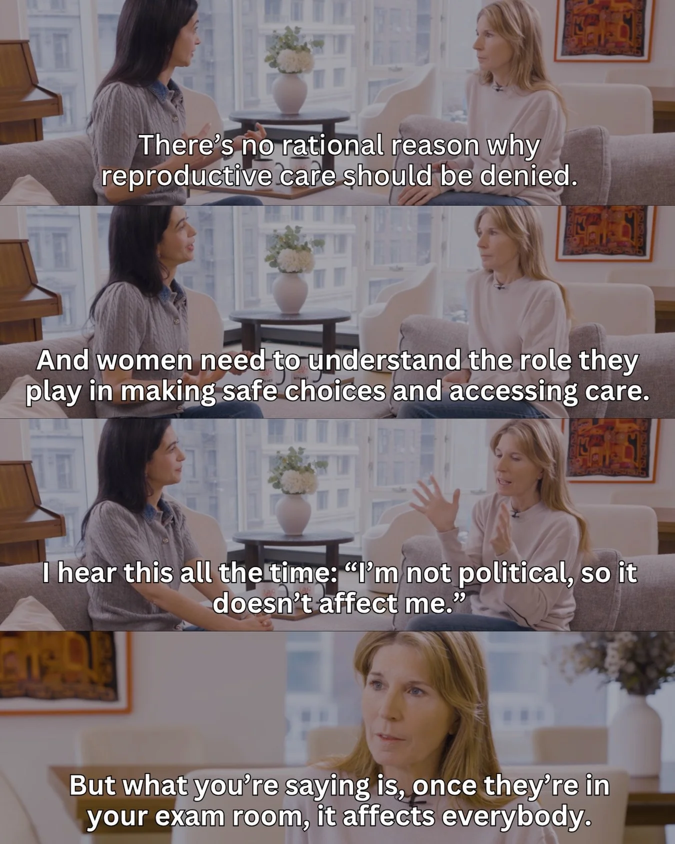 Access to care isn&rsquo;t political. It&rsquo;s a basic right.

Thank you @nicollewallace for joining me for this important conversation.

Watch the latest episode of @healthstartswithher now on YouTube.

#womenshealth #reproductivecare #healthstart