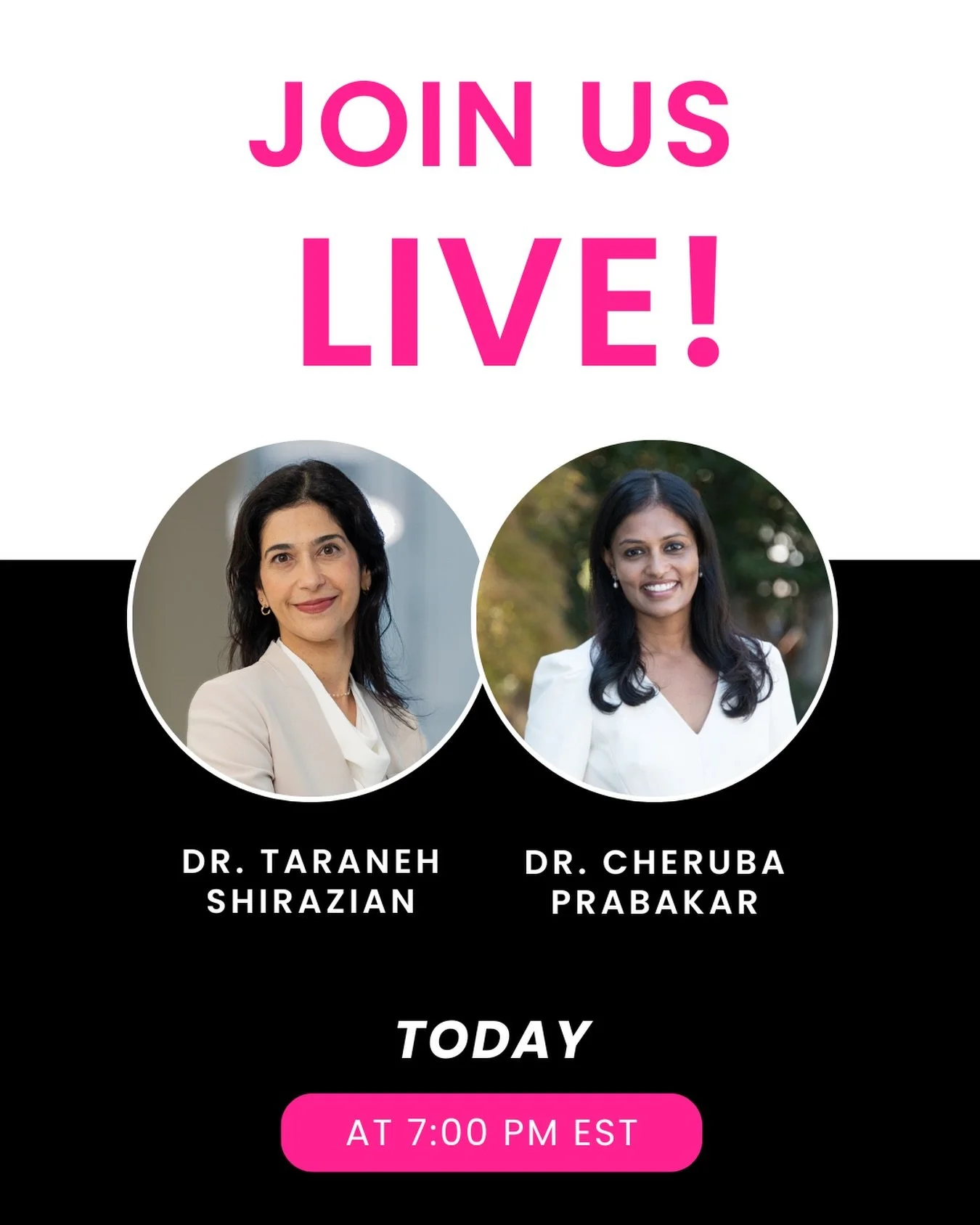 Today I&rsquo;m going live with Dr. Cheruba Prabakar to talk about fibroids, heavy bleeding, painful periods, fertility and the cultural stigma that keeps so many women from seeking care.

Drop your questions below before we start! I can&rsquo;t wait