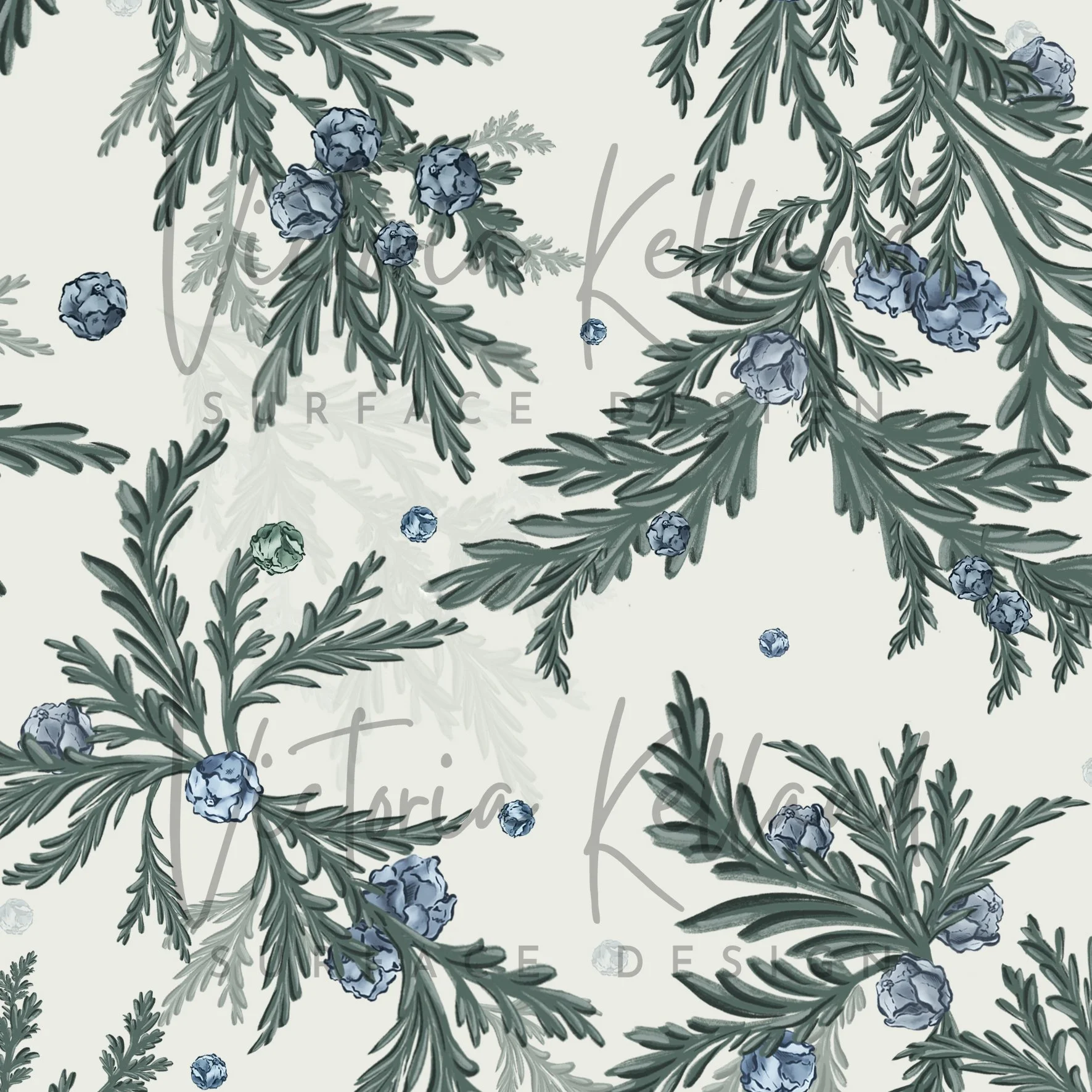 Winter Conifer Print Light2_Victoria Kelland.jpg