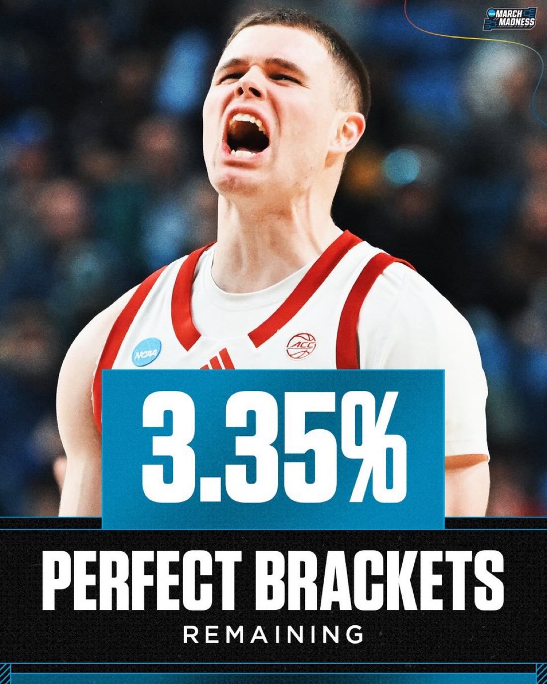 The madness has begun and the early Round of 64 games have already delivered the upsets. That&rsquo;s why we ❤️ March and all the incredible sports action.

✅ NCAA Tournament
✅ 11 NHL games with a wild scramble for playoff spots
✅ Team Canada 🇨🇦 at