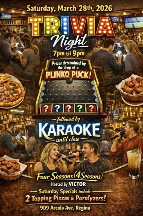 Trivia &amp; Karaoke Night - Sat March 28