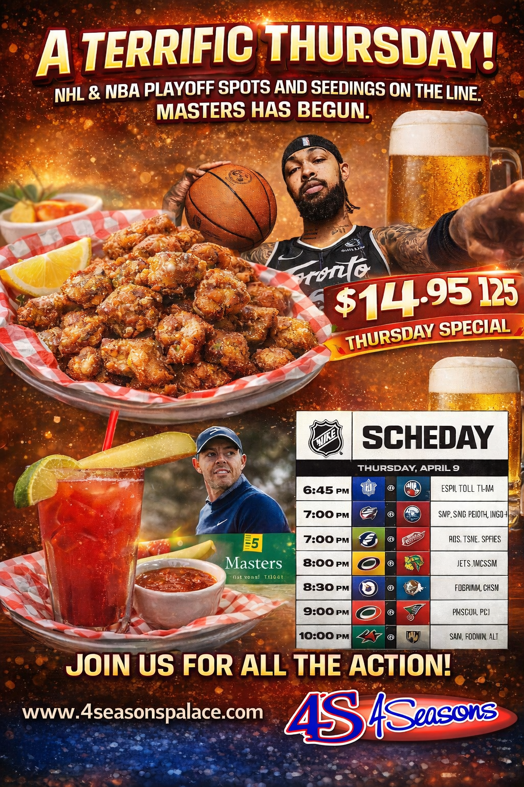 Terrific Thursday at 4Seasons