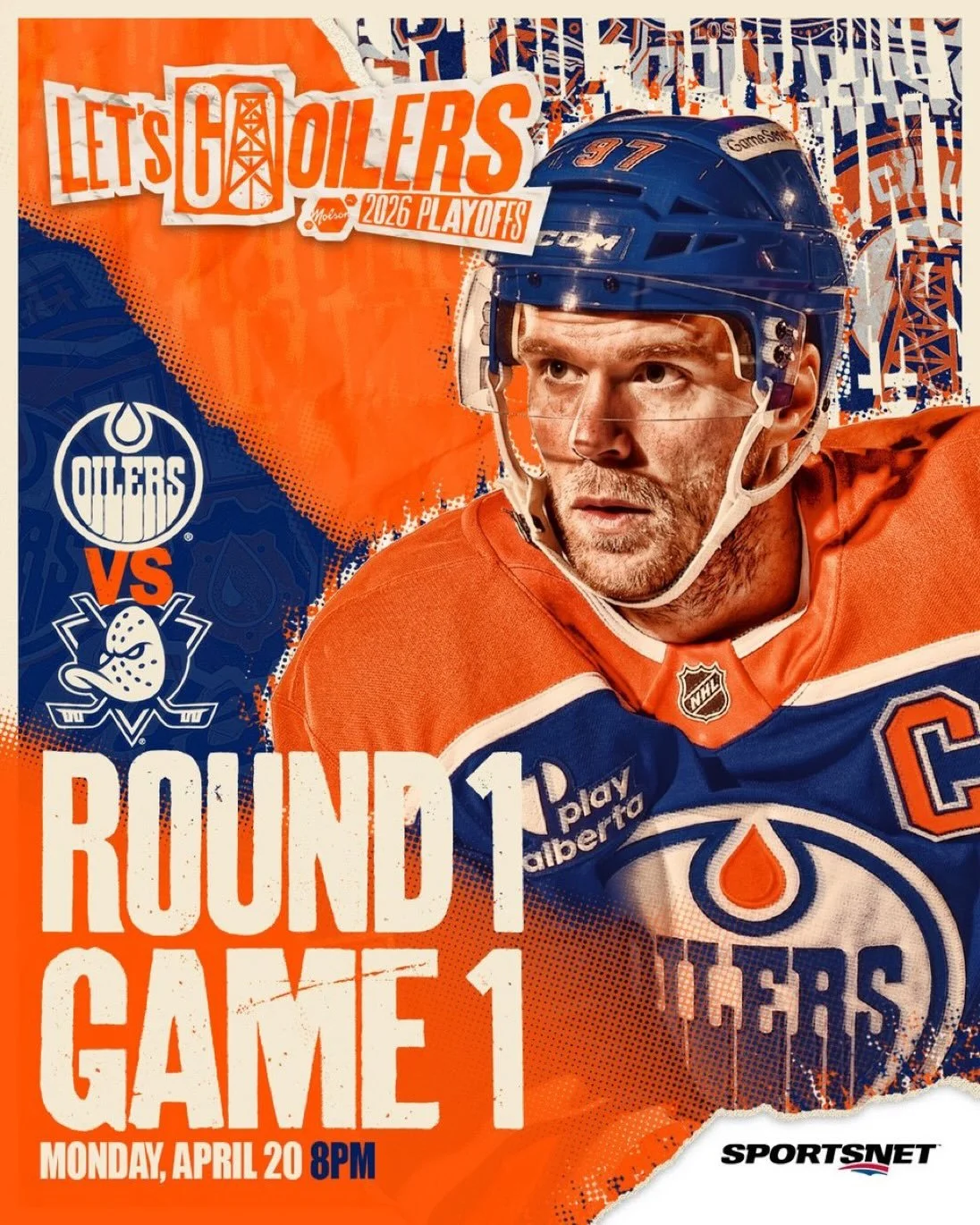It&rsquo;s been said before, but this truly is the best time of the year for sports fans! 🏒🏀⚾️

The Oilers begin their quest to get back to the Final tonight with an 8pm puck drop. Big Screens. Big Sound. 🔥

Before that, the Raptors look to bounce