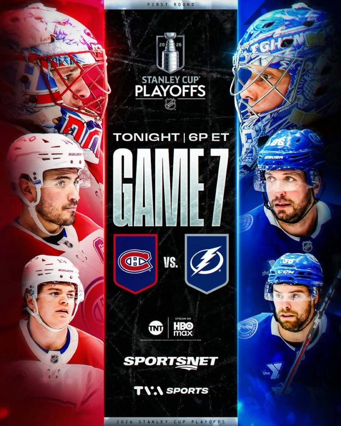Game 7. Win or go home. Oh Canada 🇨🇦

The Habs/Lightning series has been incredible &mdash; and Game 7 promises more of the same. Puck drop 4pm. Big Screens. Big Sound. GO HABS GO!

The same can be said for the Raptors/Cavs series. An incredible sh