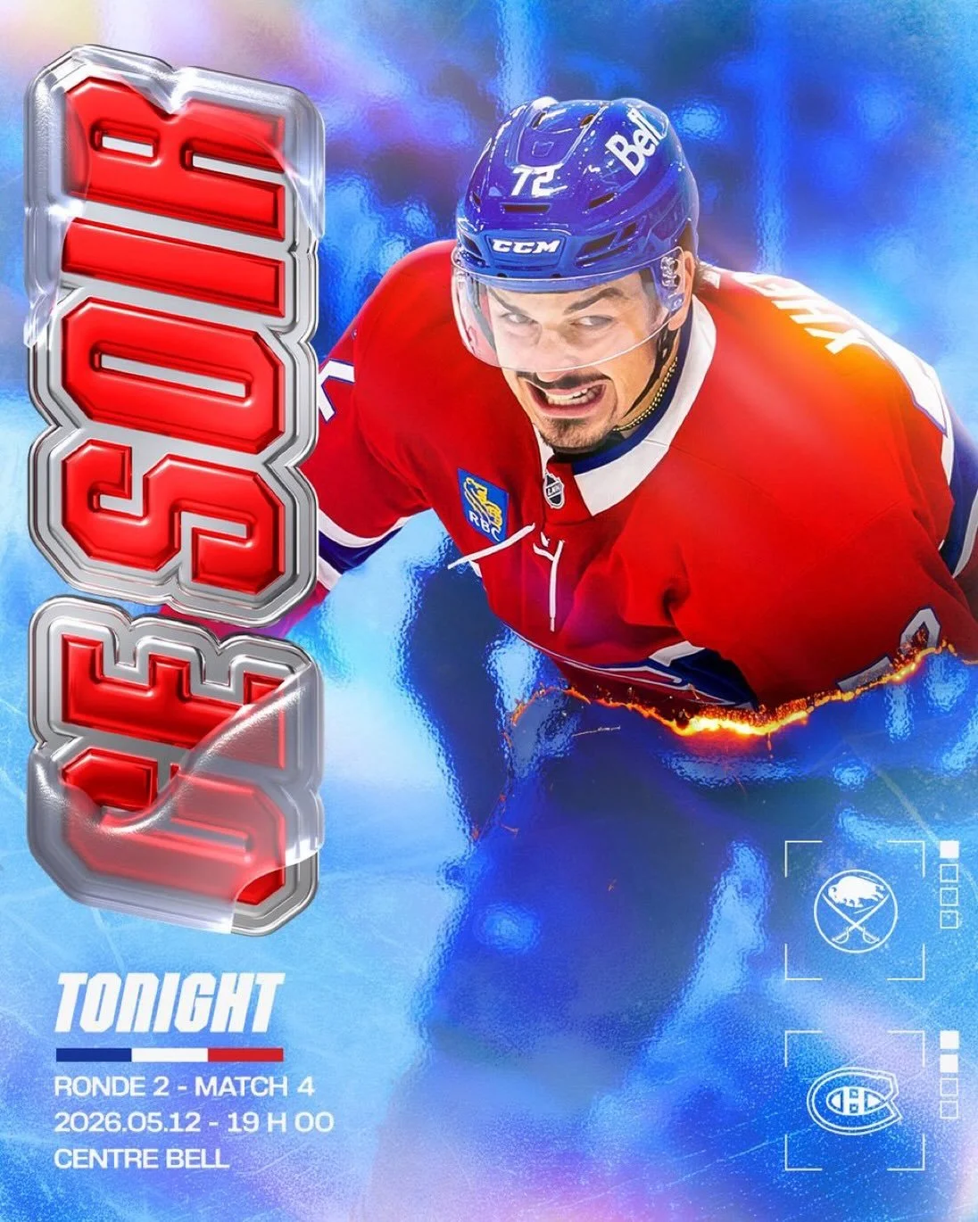 A Terrific Tuesday at 4Seasons! Beautiful weather outside and the action inside is 🔥

Montreal fans are going crazy with excitement as the Habs look for a 3-1 series lead against Buffalo. Puck drop 5pm. Big Screens. Big Sound. 🏒

More big playoff a